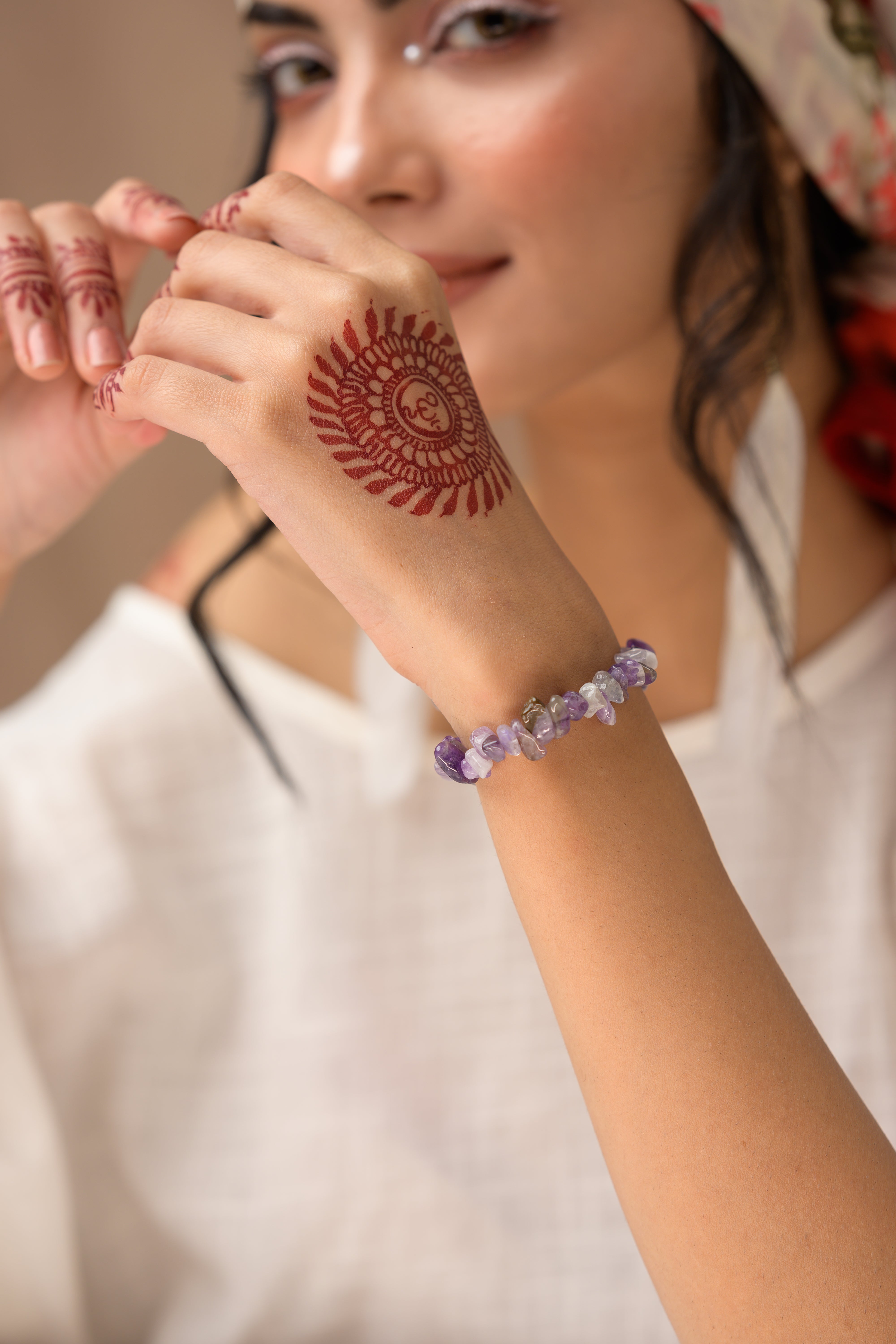 Gemstone Chip Bracelet