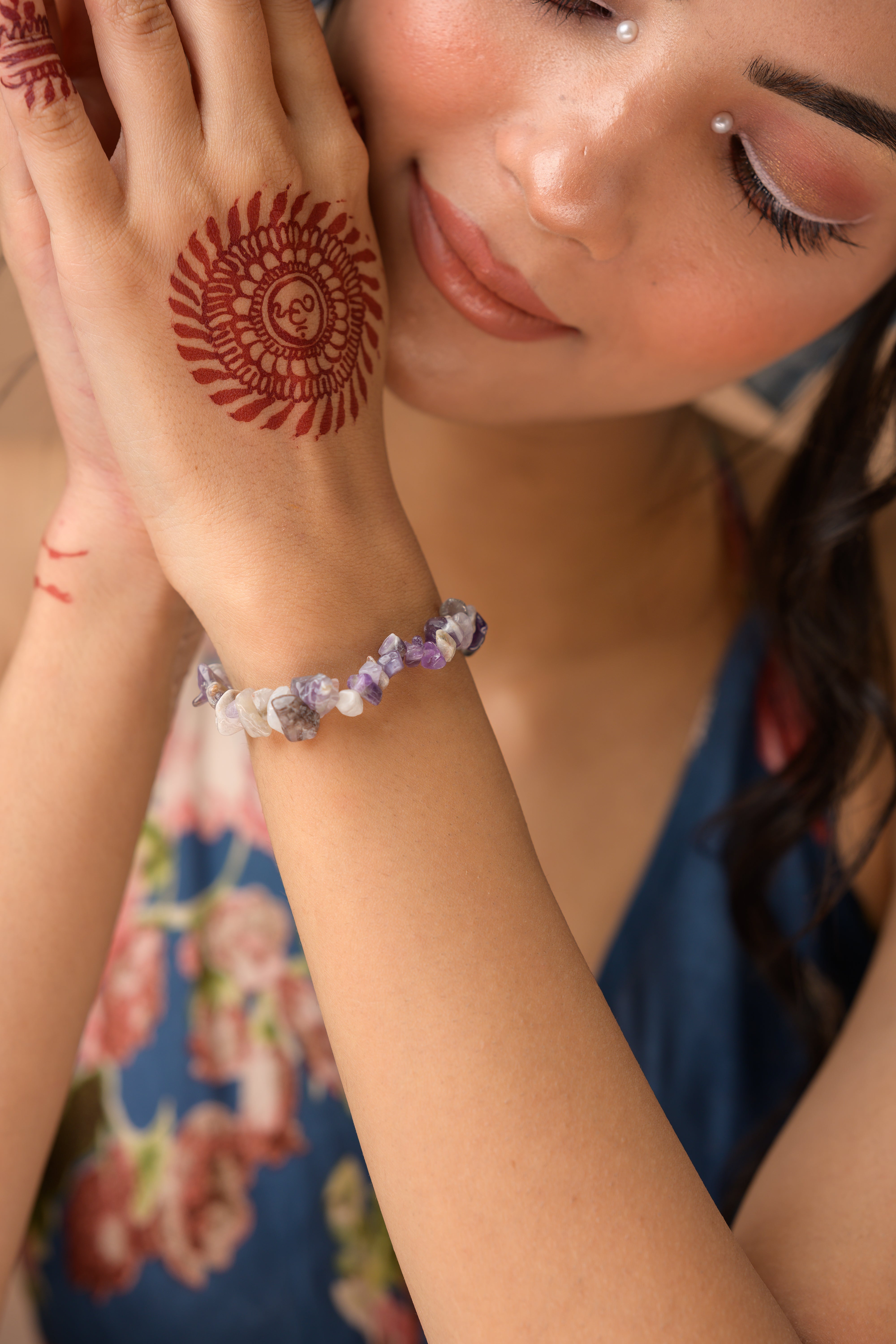 Gemstone Chip Bracelet