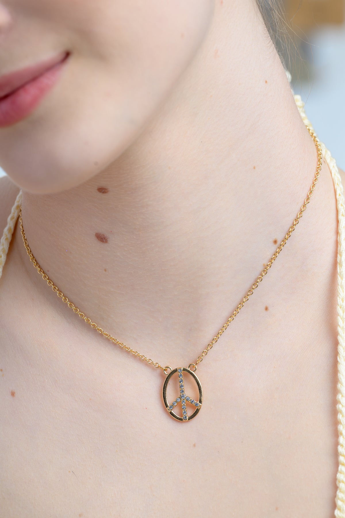 Peace Sign Necklace