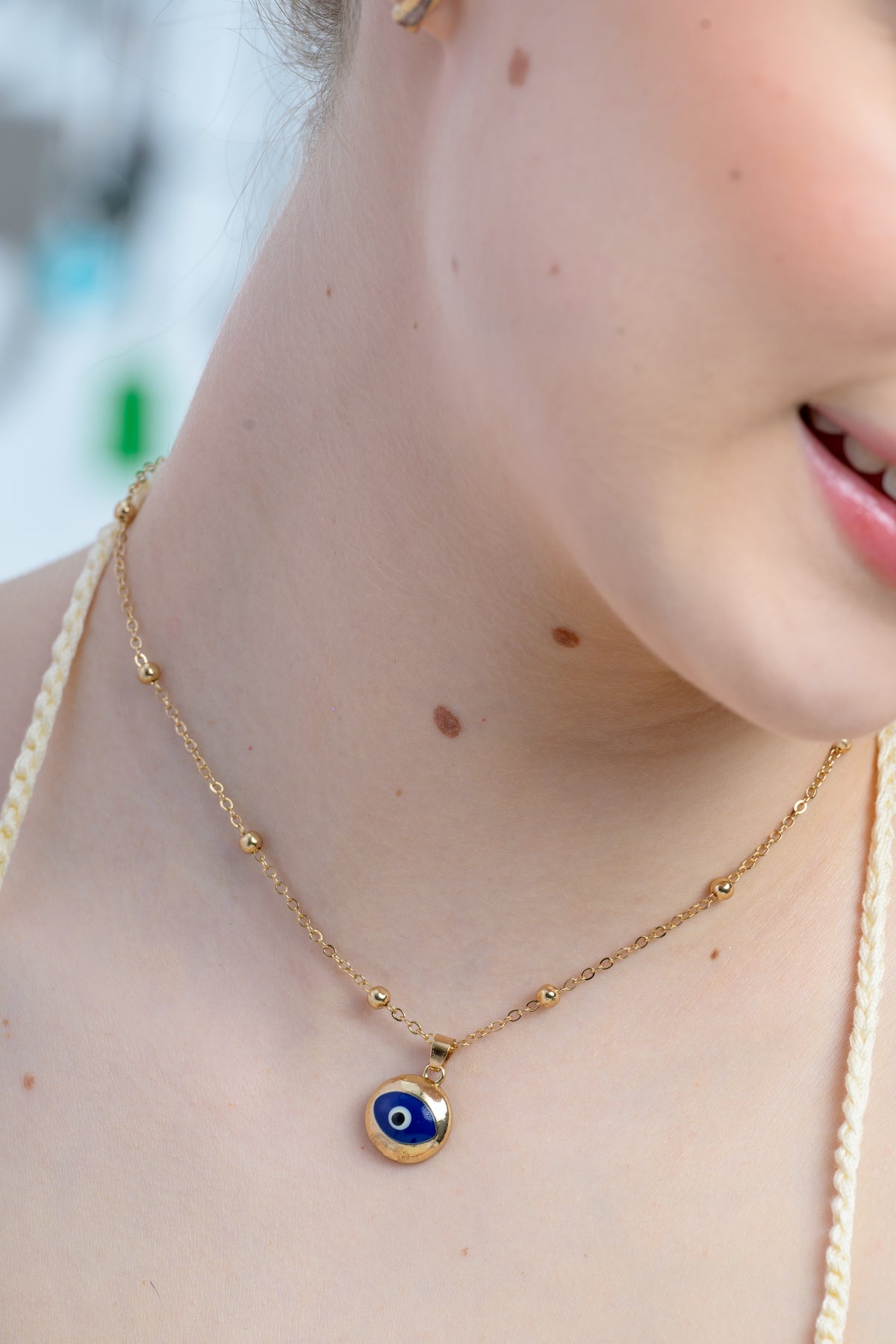 Evil Eye Shaped Necklace