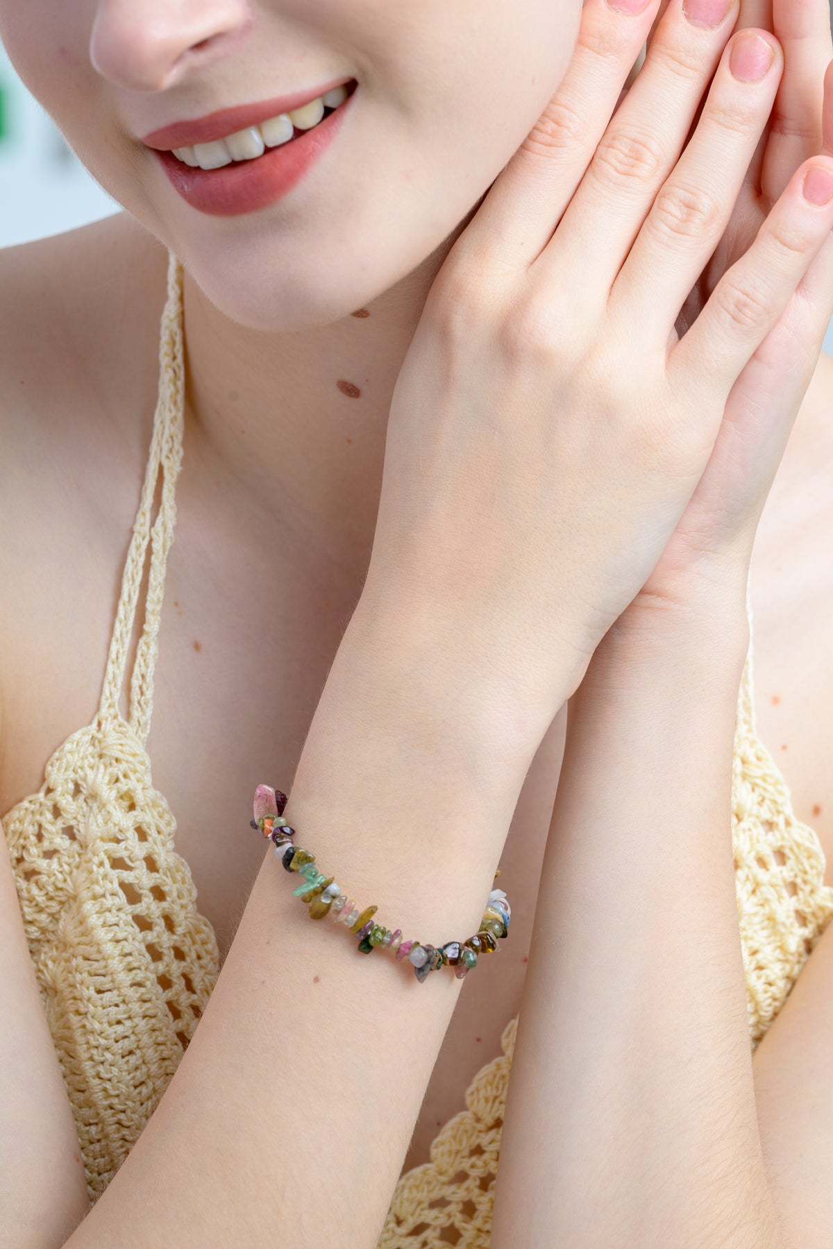 Gemstone Chip Bracelet