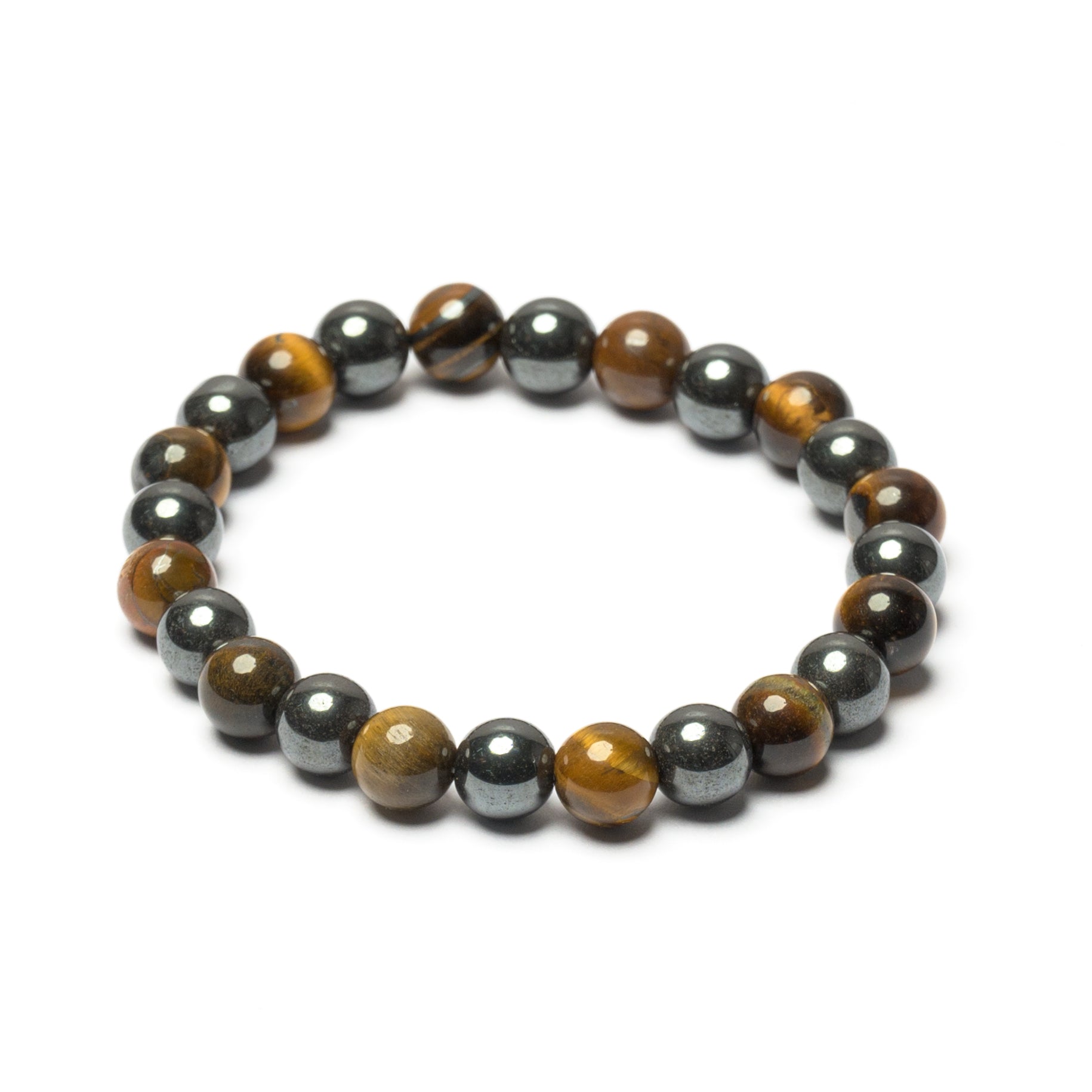 Botswana Agate Bead Bracelet