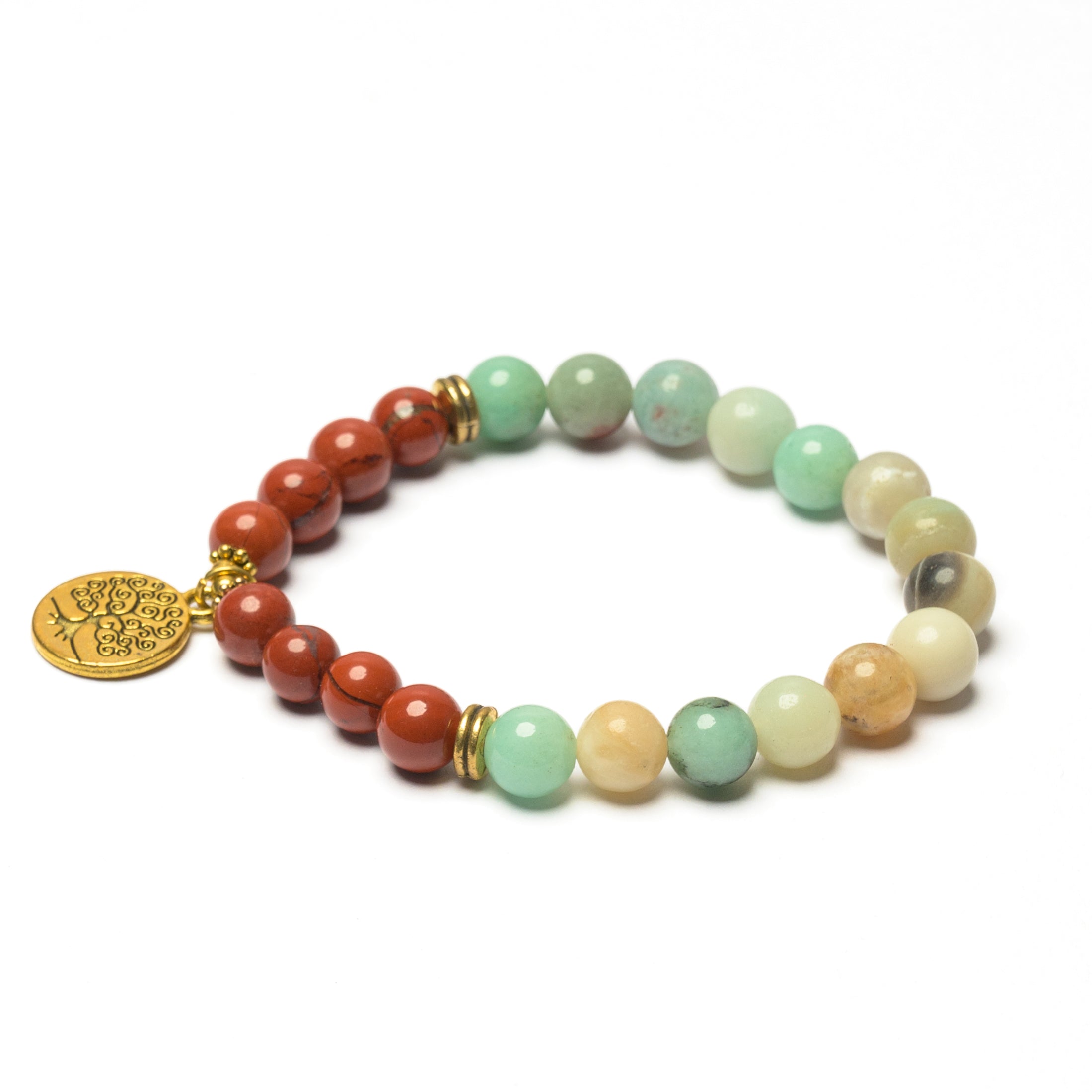 Jasper & Amazonite Bracelet