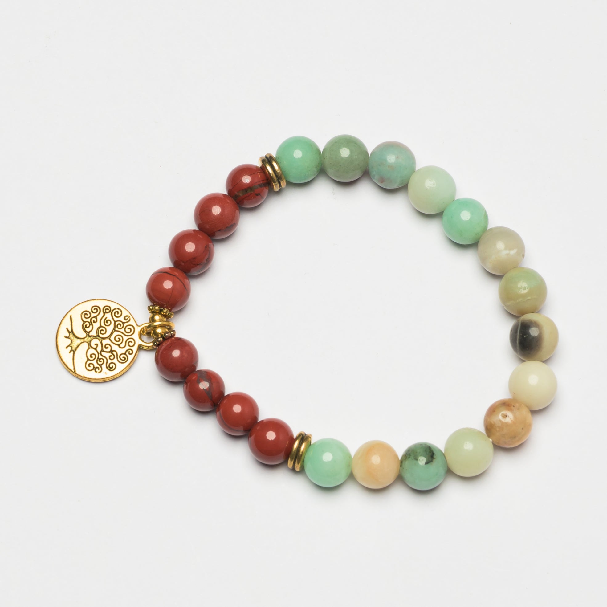 Jasper & Amazonite Bracelet