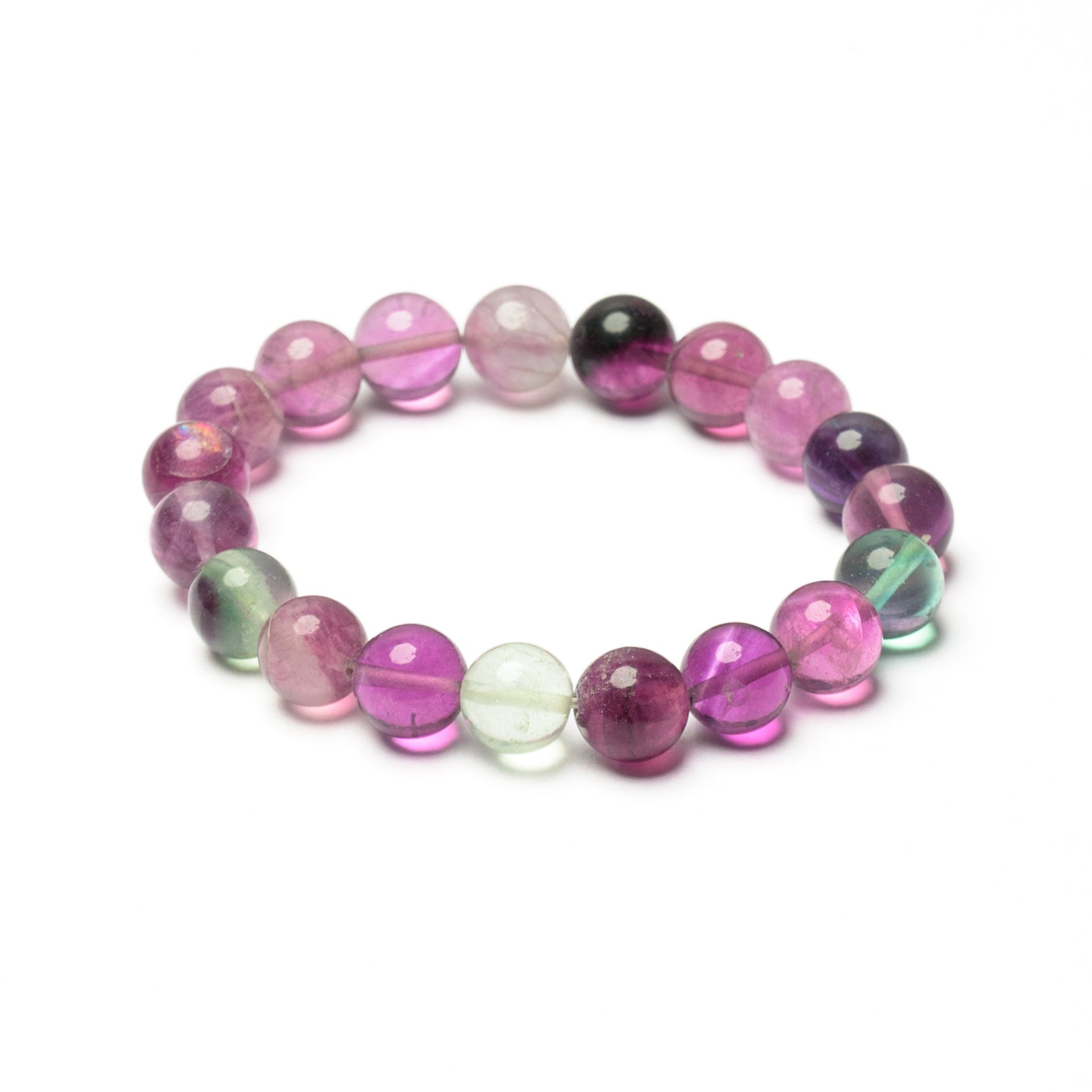 Fluorite Bead Bracelet