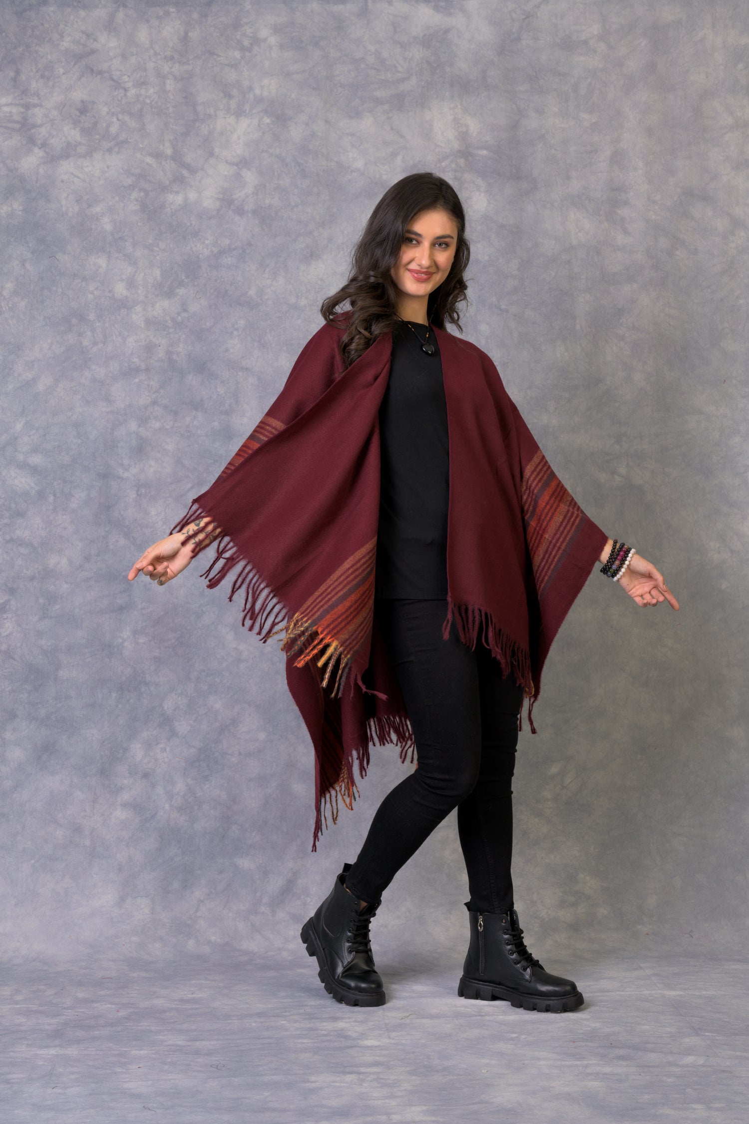 Rhea Opulent Poncho