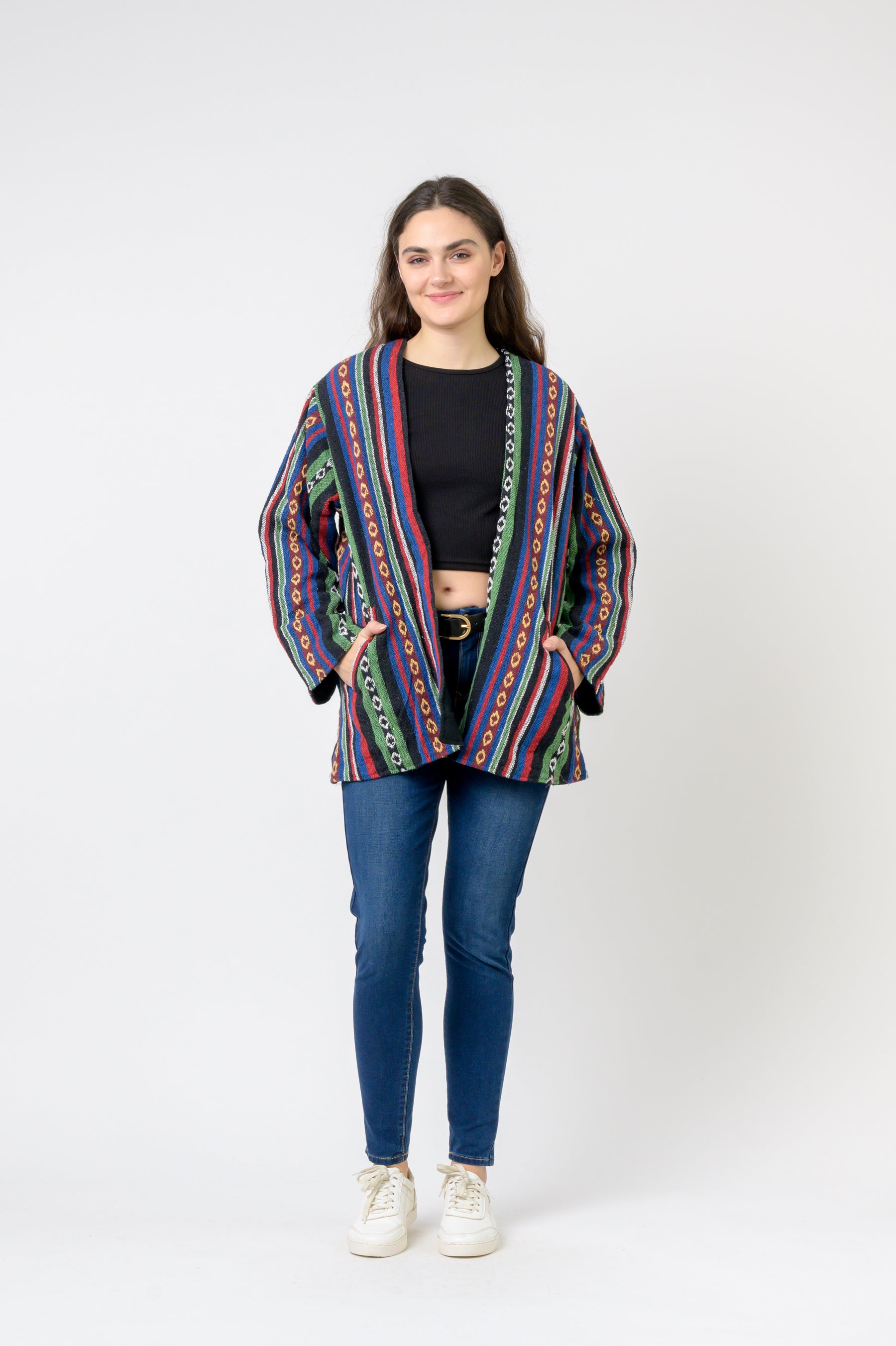 Rhea Woven Open Jacket