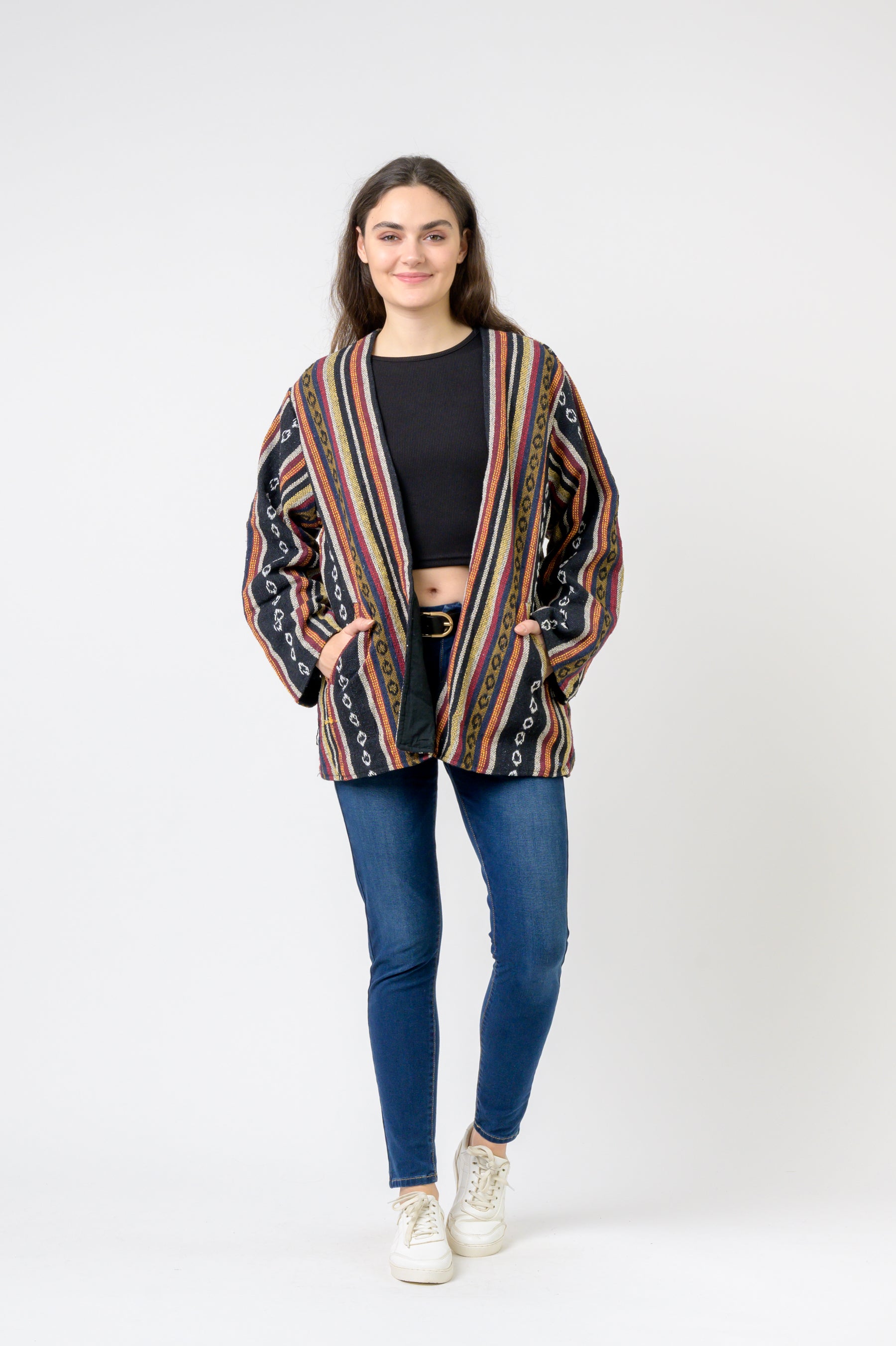 Rhea Woven Open Jacket