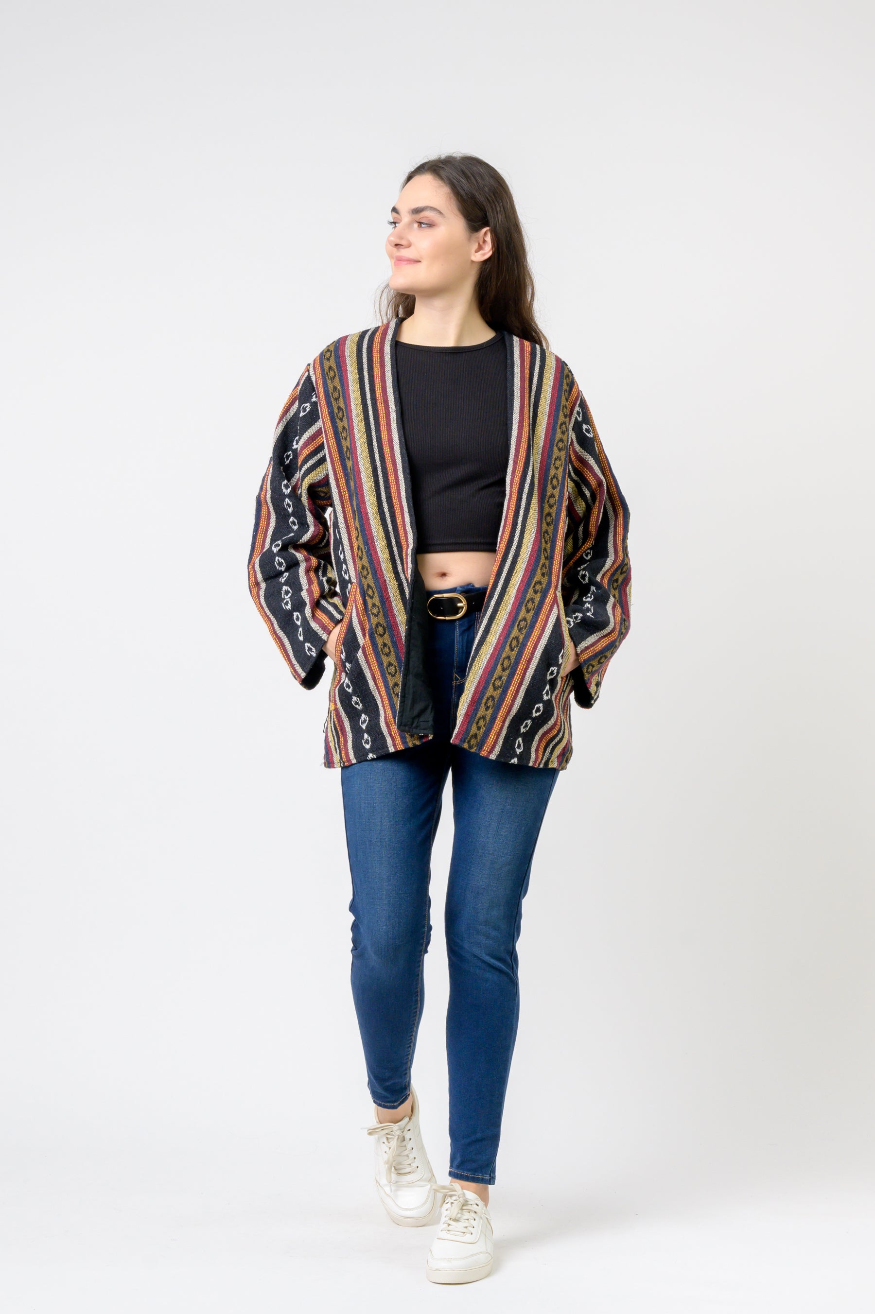 Rhea Woven Open Jacket