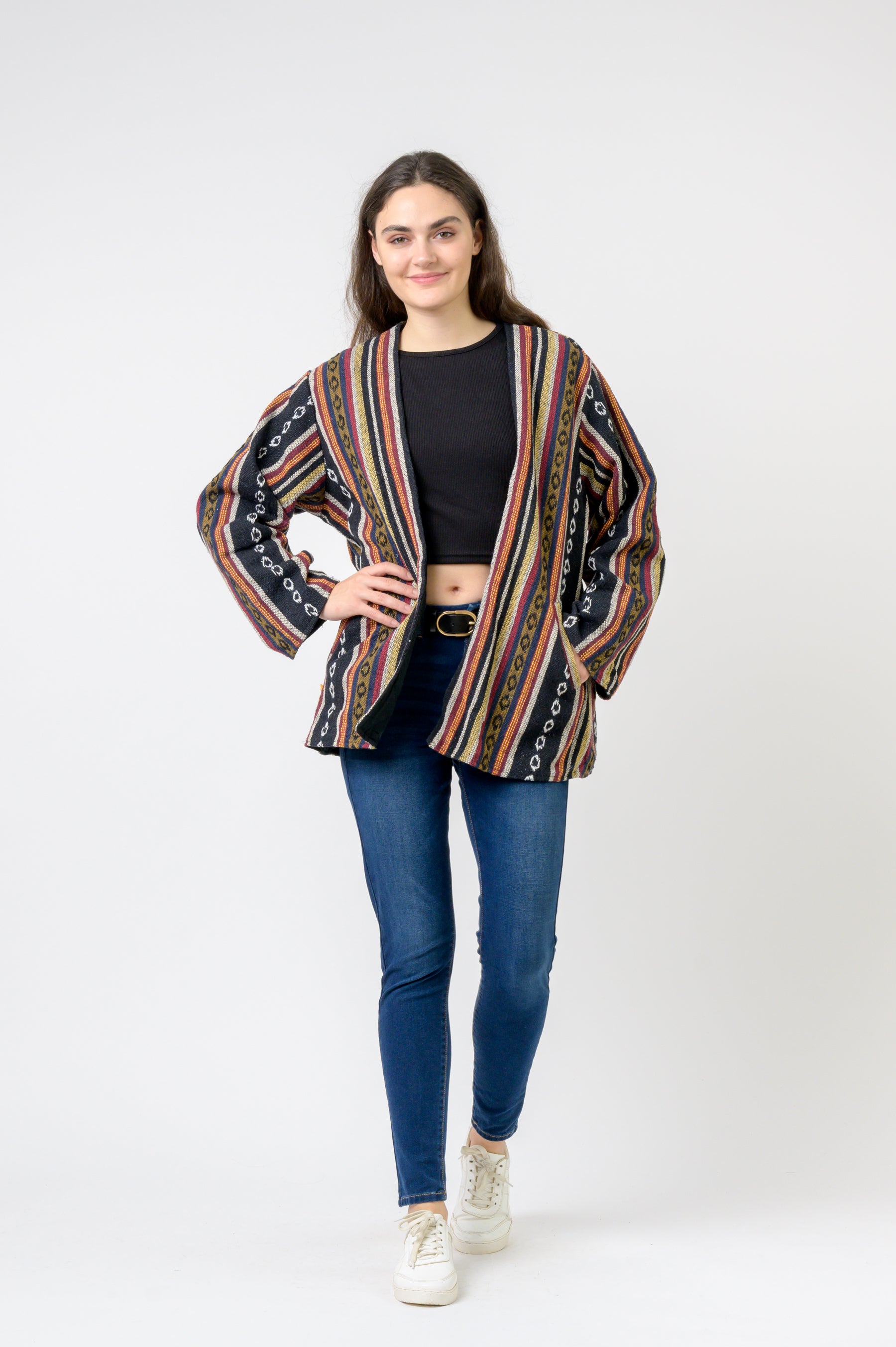 Rhea Woven Open Jacket