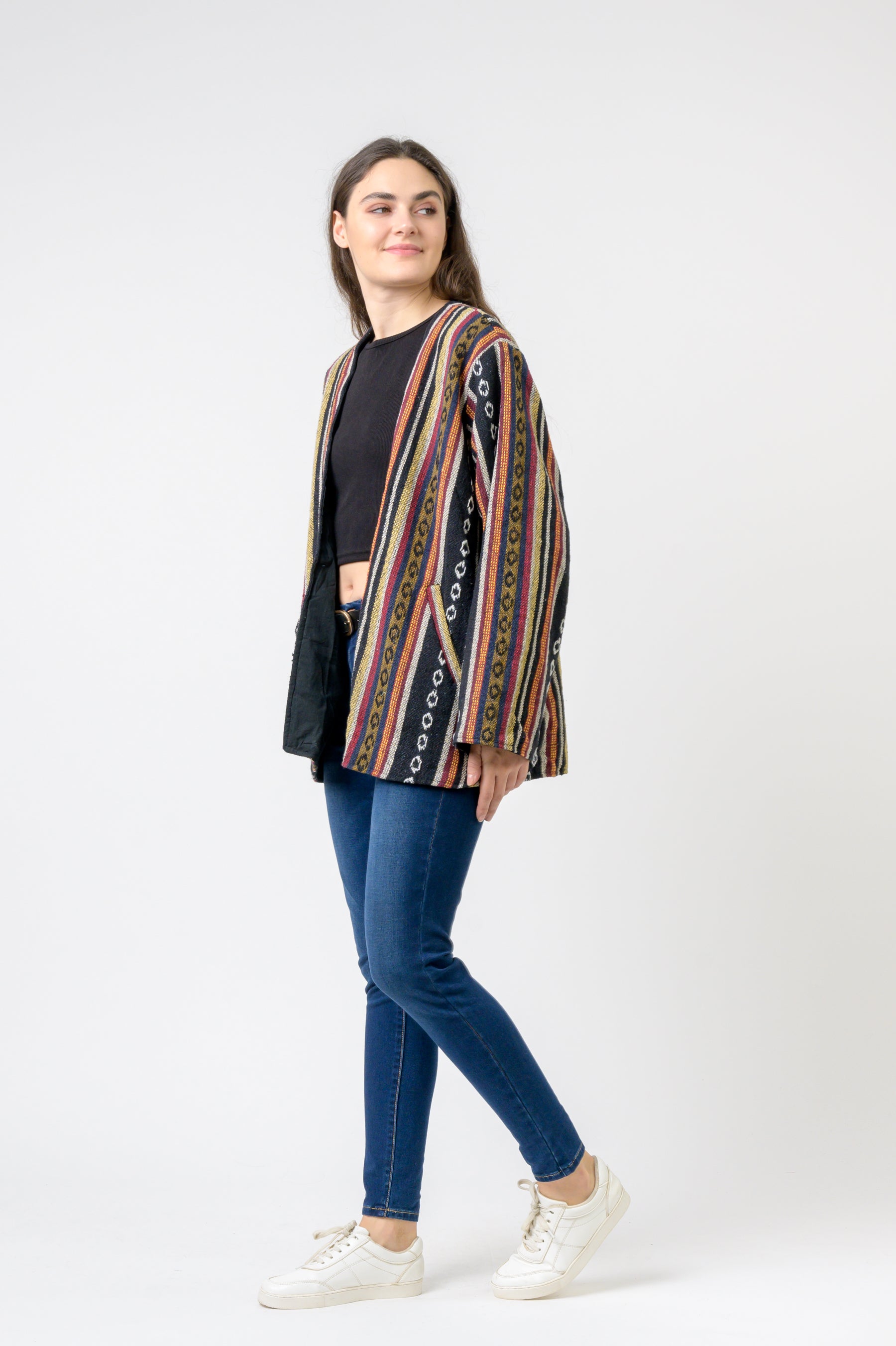 Rhea Woven Open Jacket