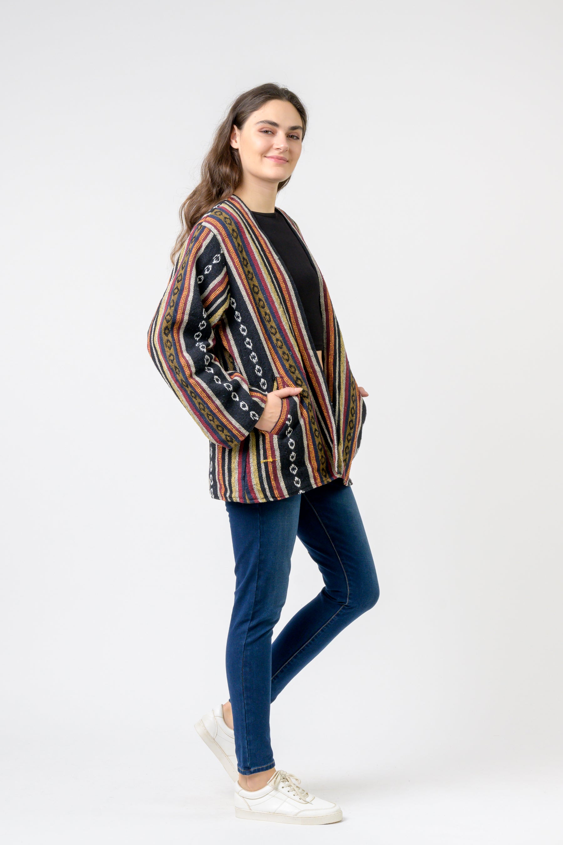 Rhea Woven Open Jacket