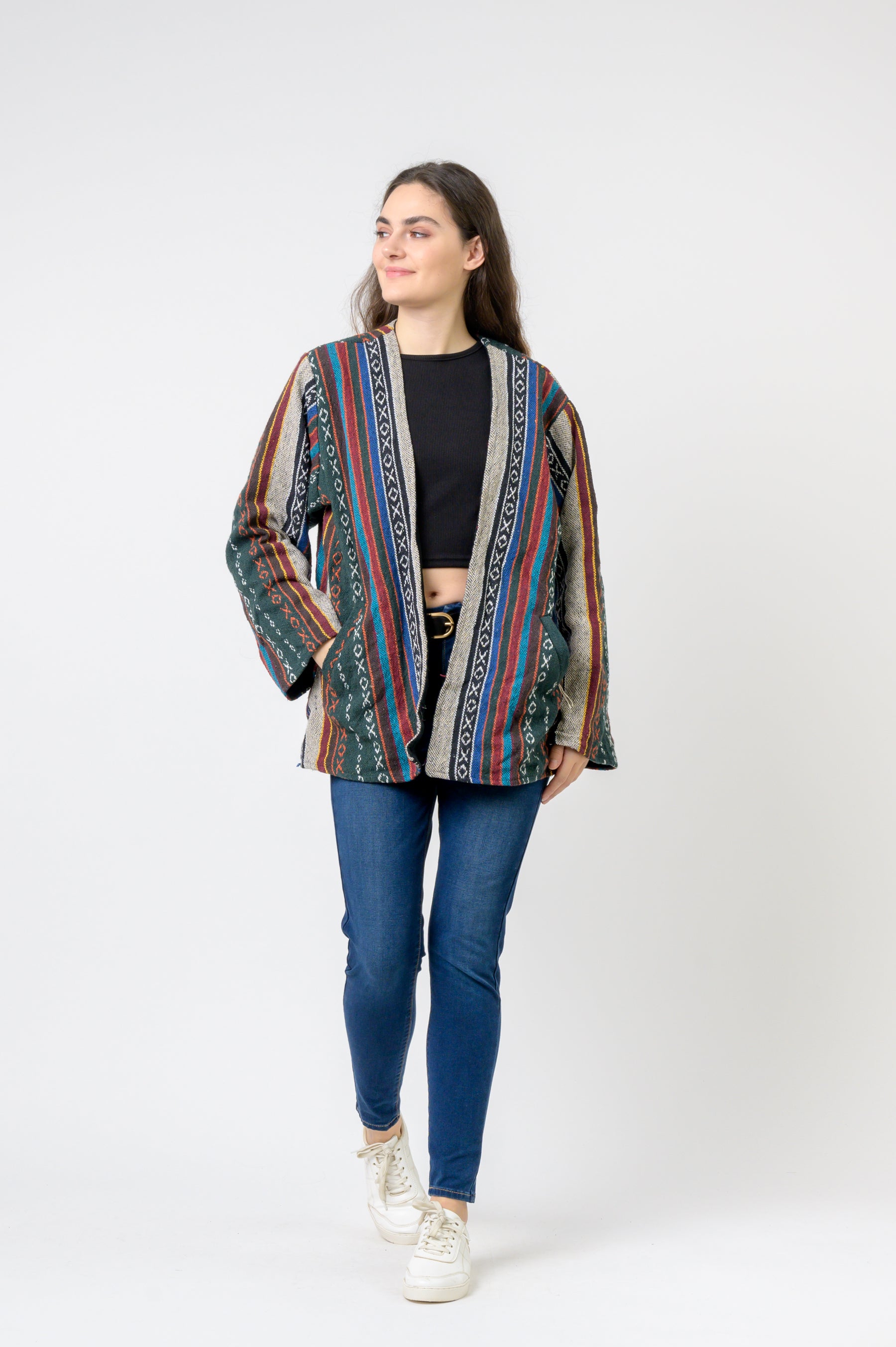 Rhea Woven Open Jacket