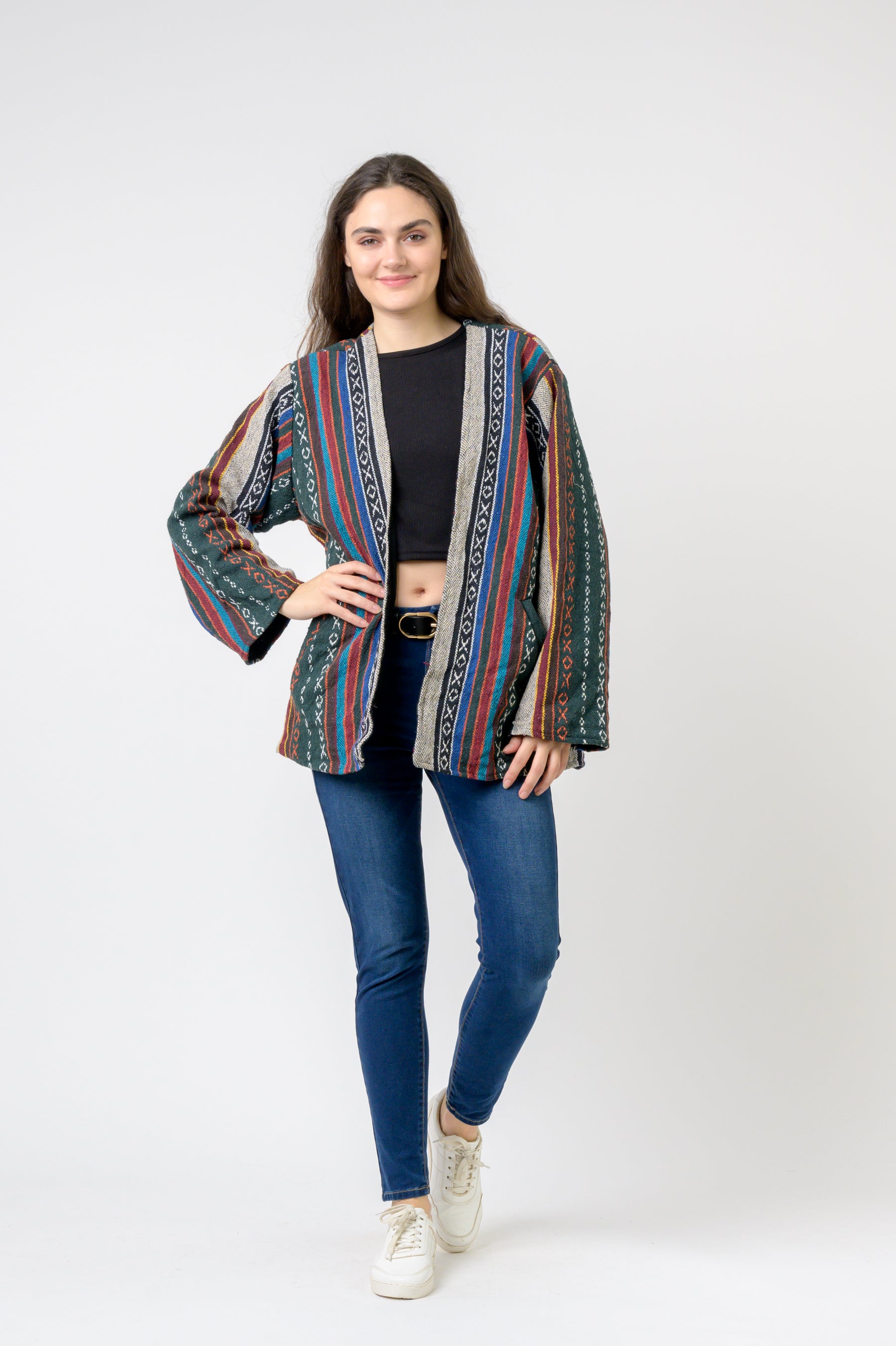 Rhea Woven Open Jacket