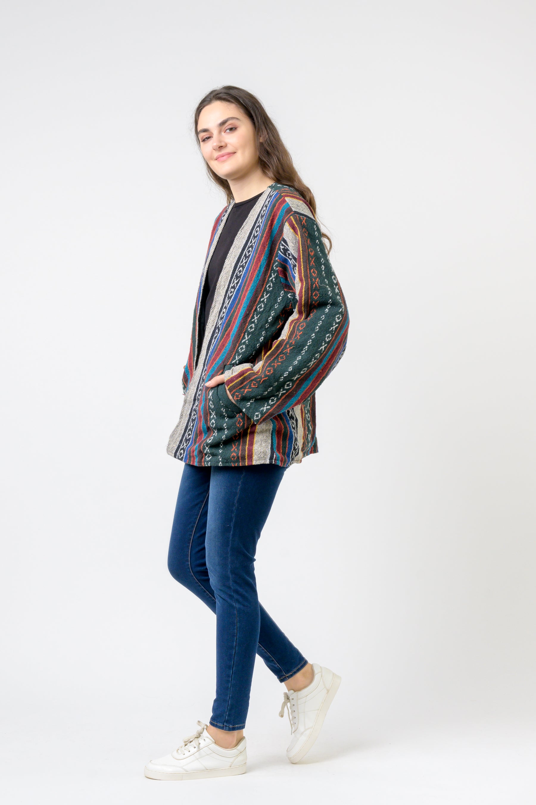 Rhea Woven Open Jacket