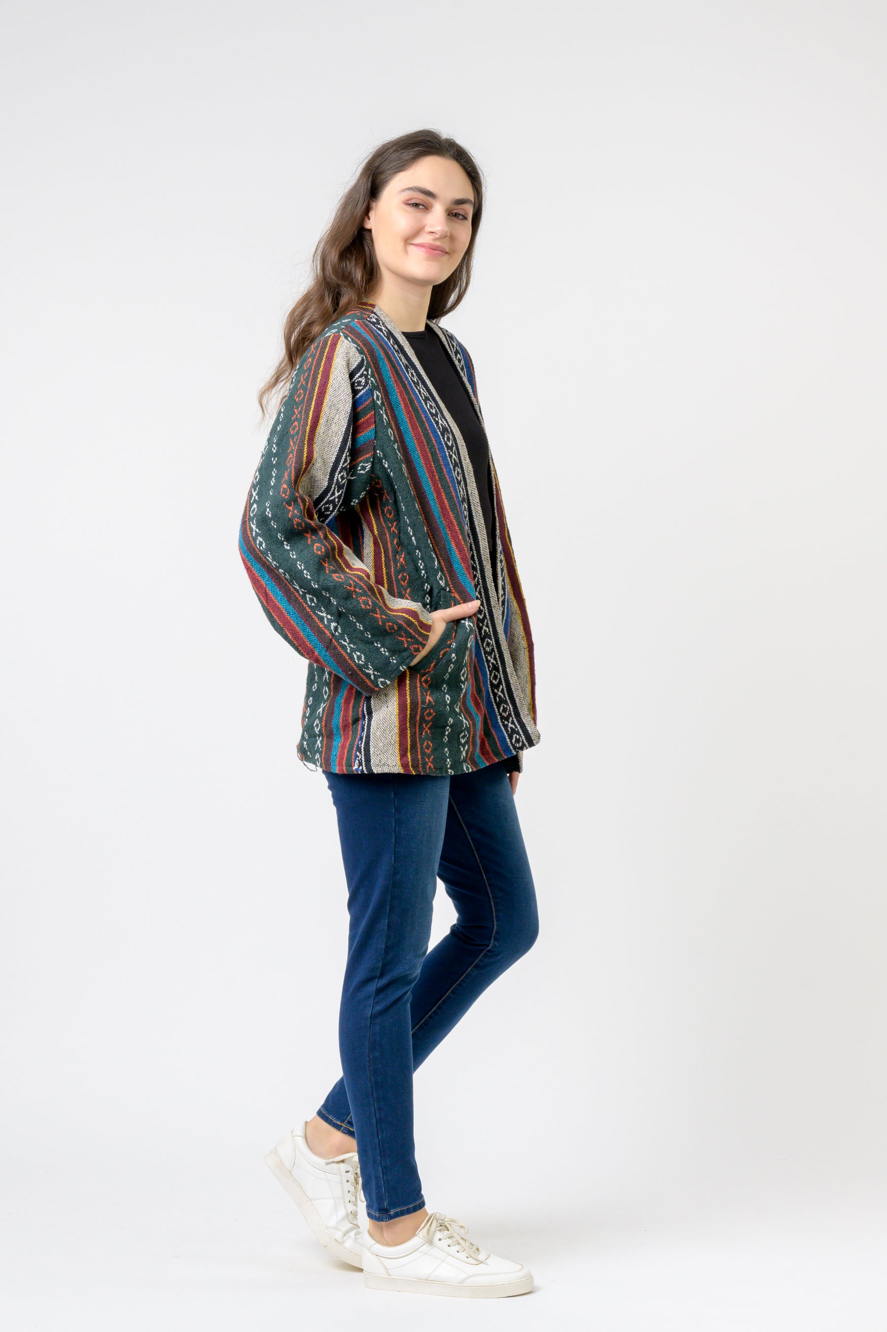 Rhea Woven Open Jacket