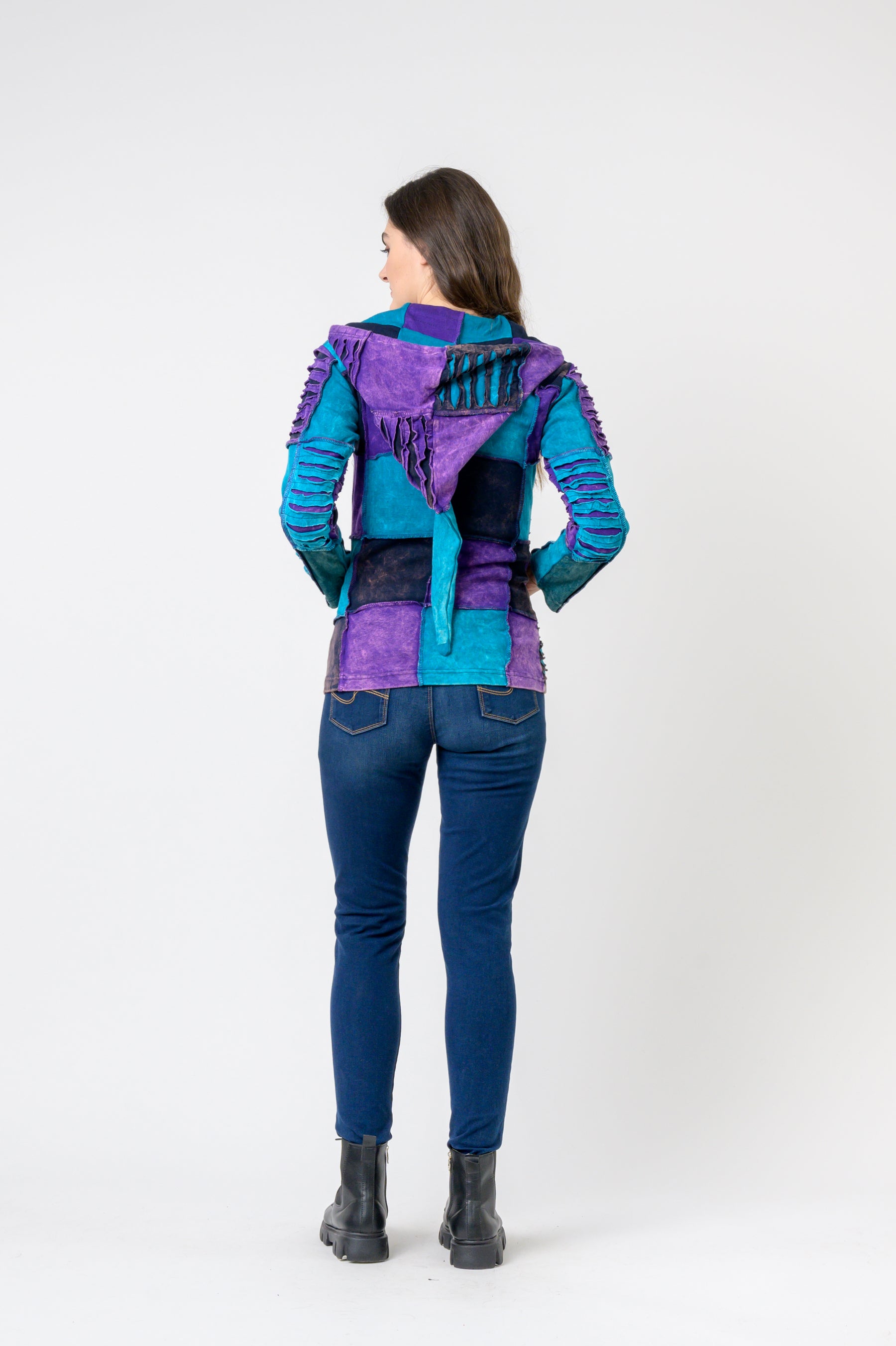 Rhea Bold Vented Cotton Jacket