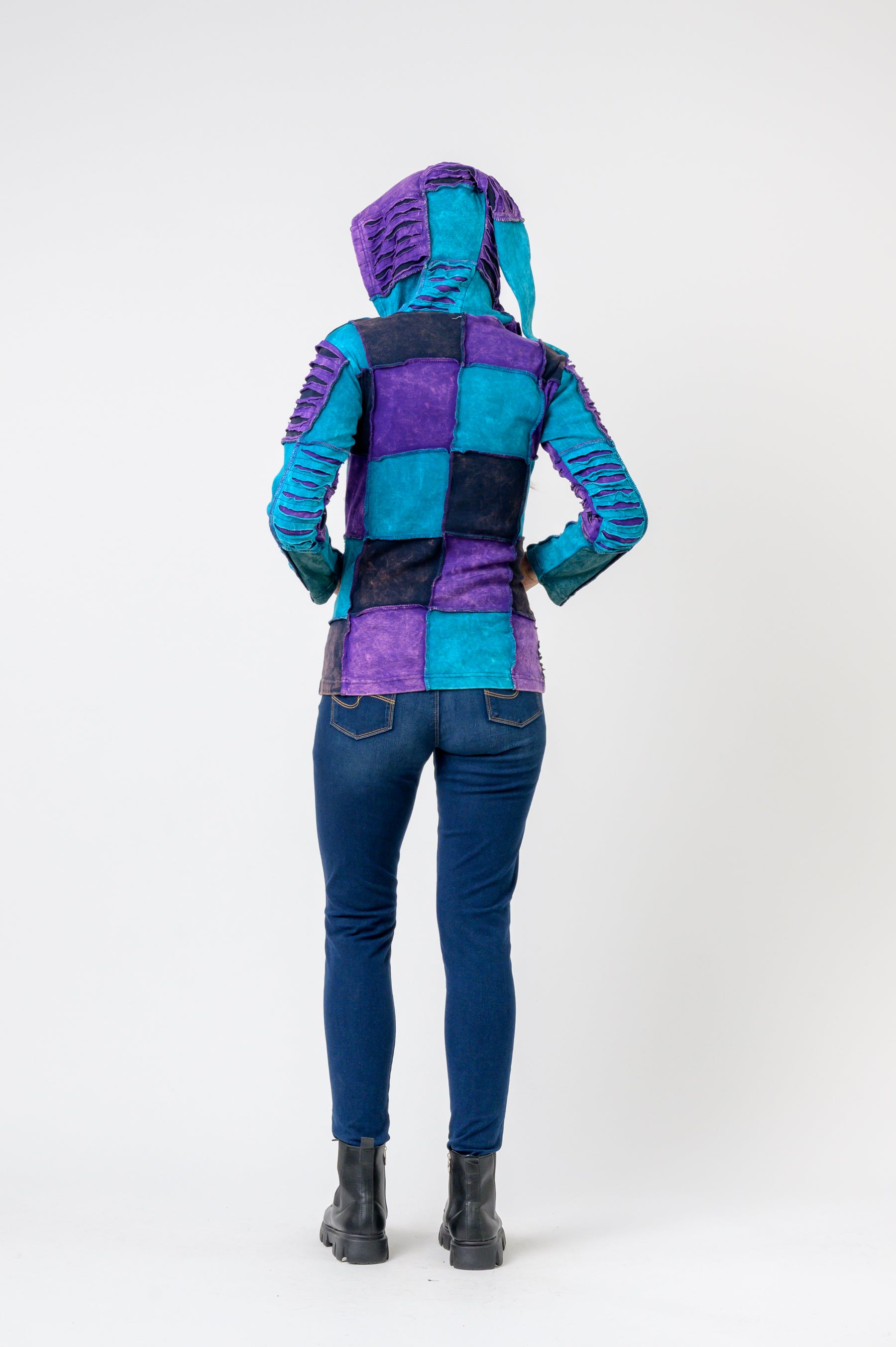 Rhea Bold Vented Cotton Jacket