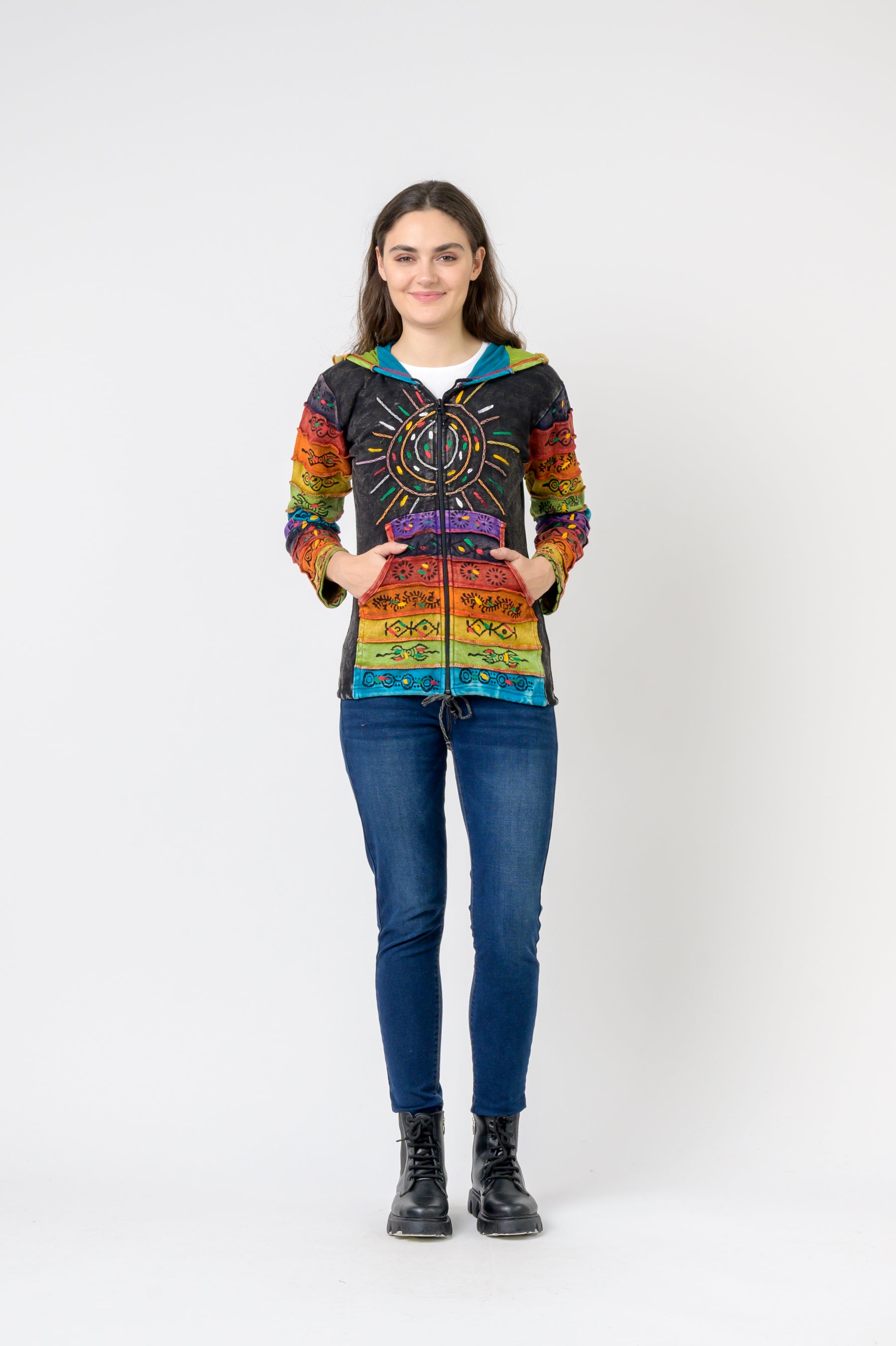 Rhea Sun Print Jacket