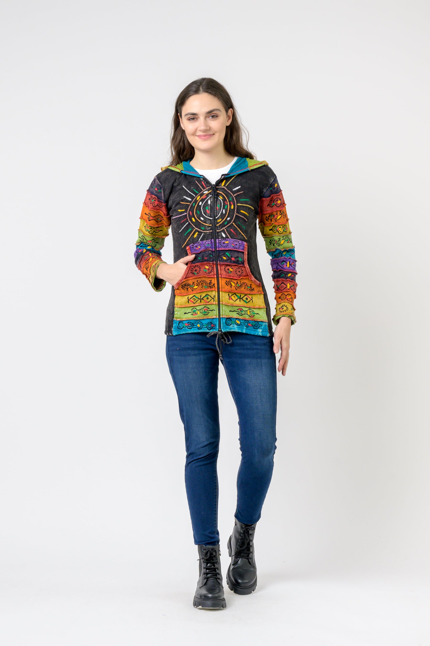 Rhea Sun Print Jacket