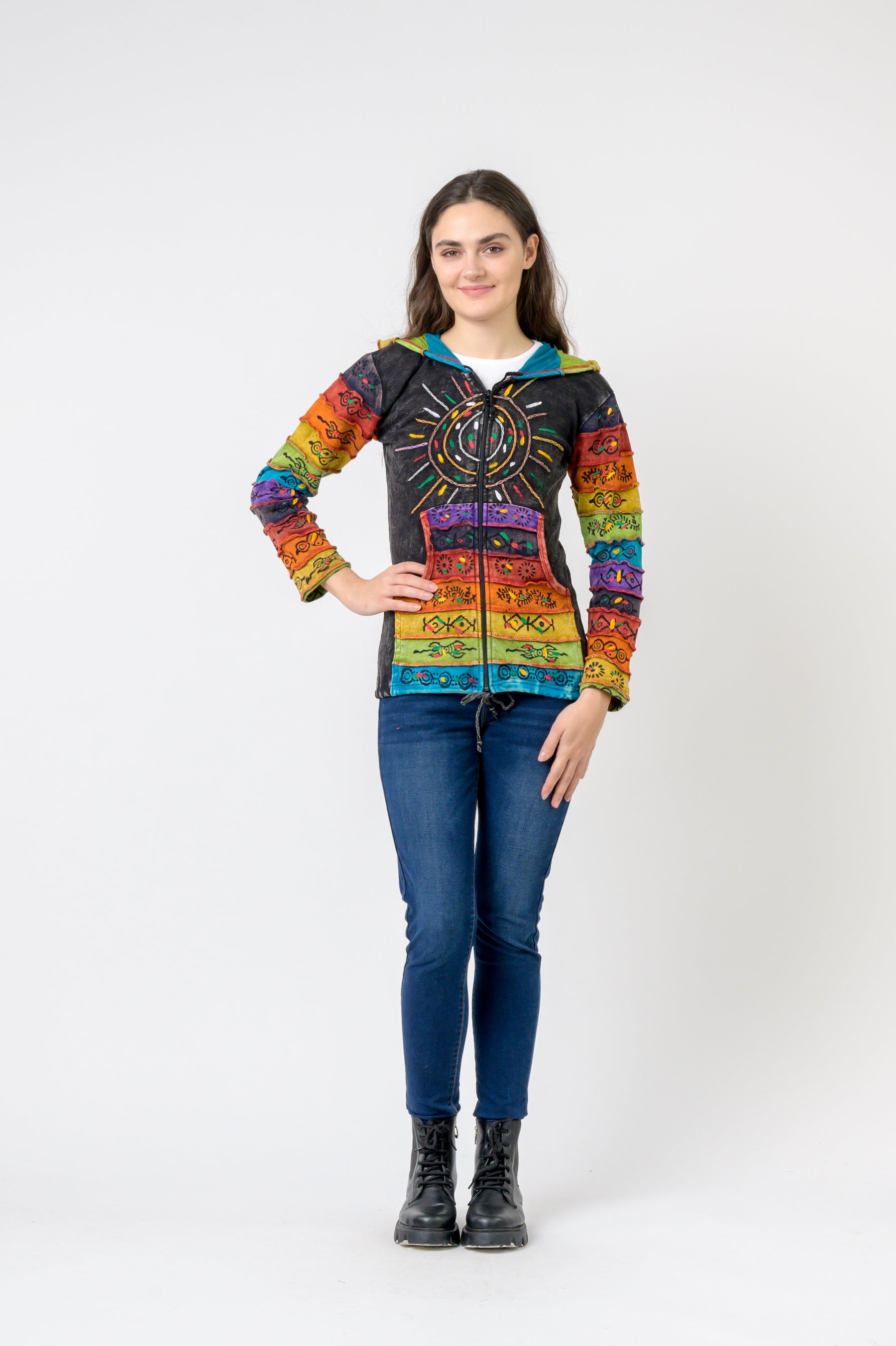 Rhea Sun Print Jacket