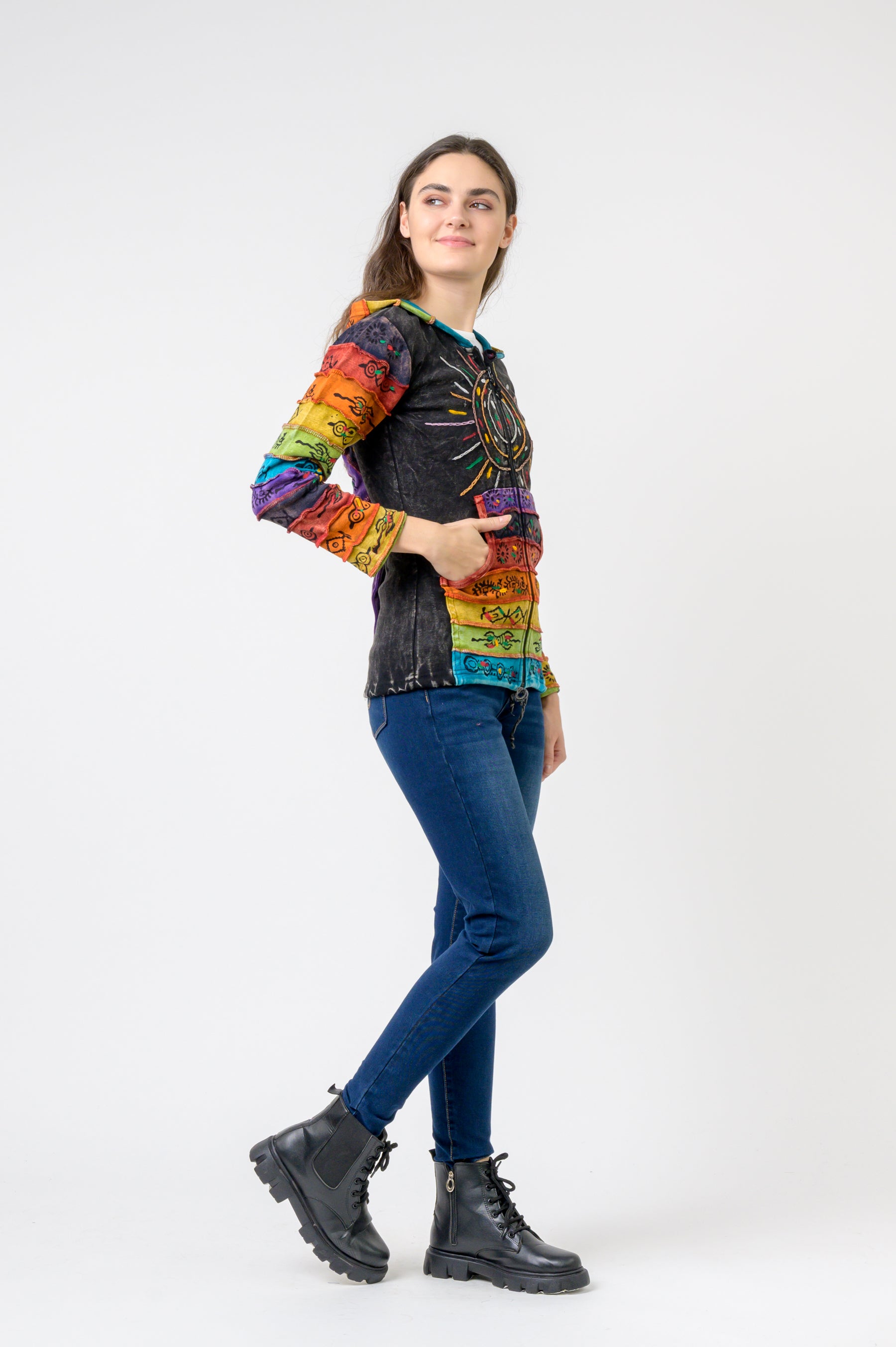 Rhea Sun Print Jacket