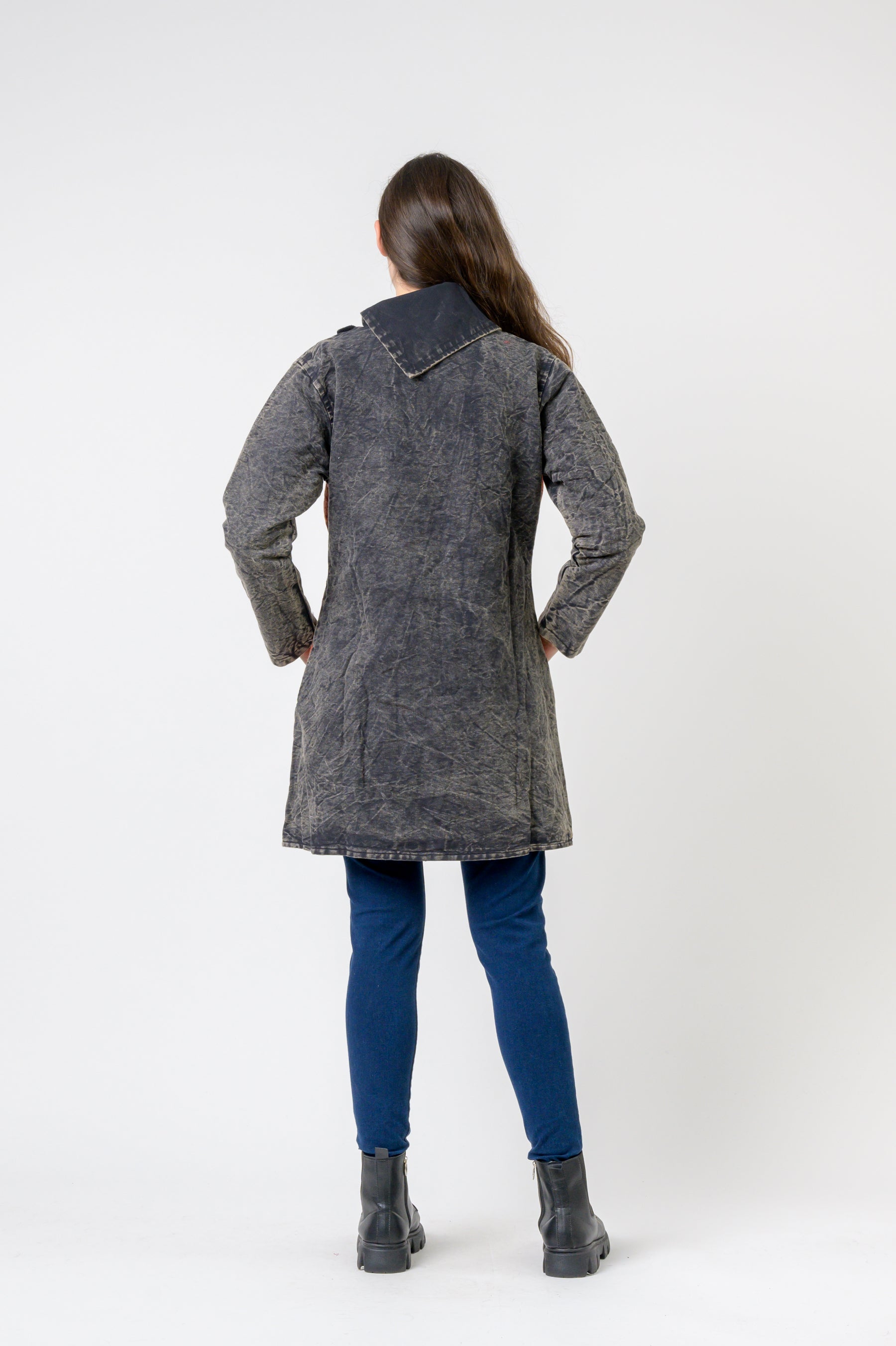 Rhea Double Breasted Cotton Jacket