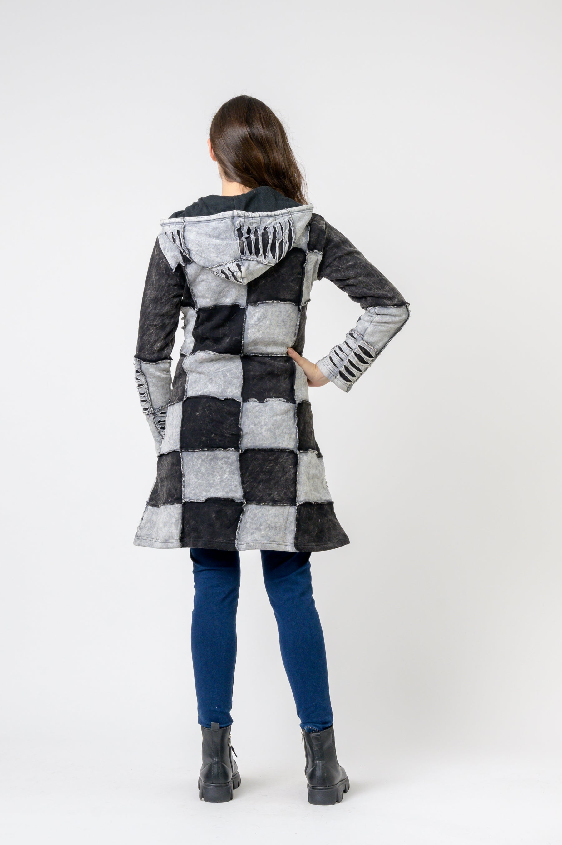 Rhea Cotton Long Flower Jacket