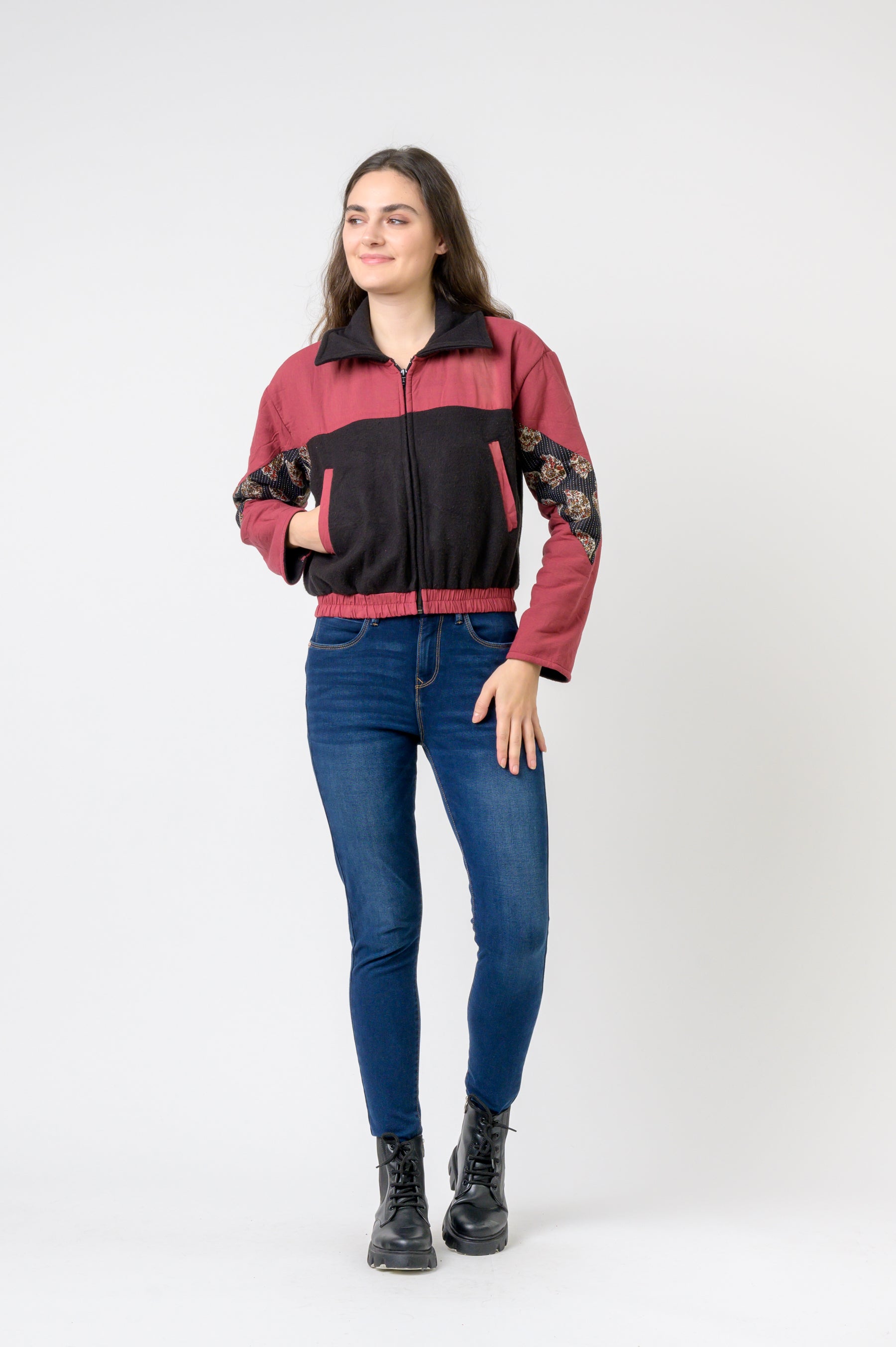 Rhea Floral Fleecy Jacket