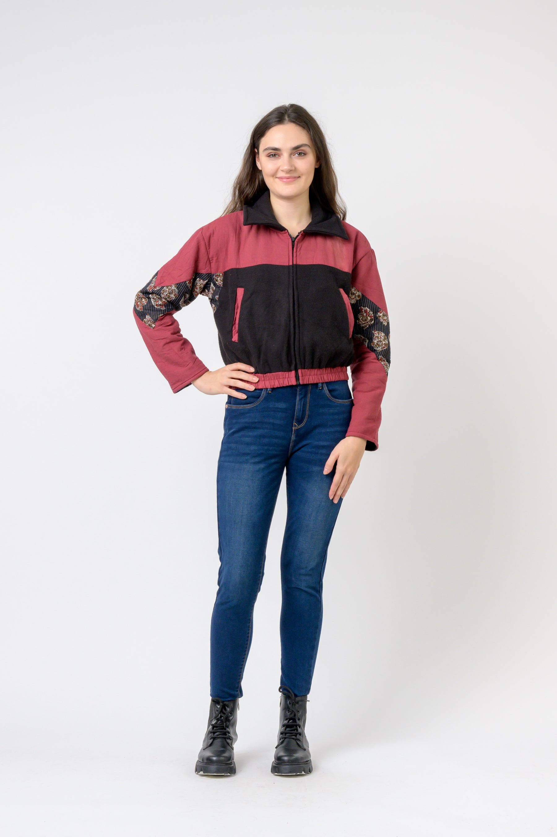 Rhea Floral Fleecy Jacket