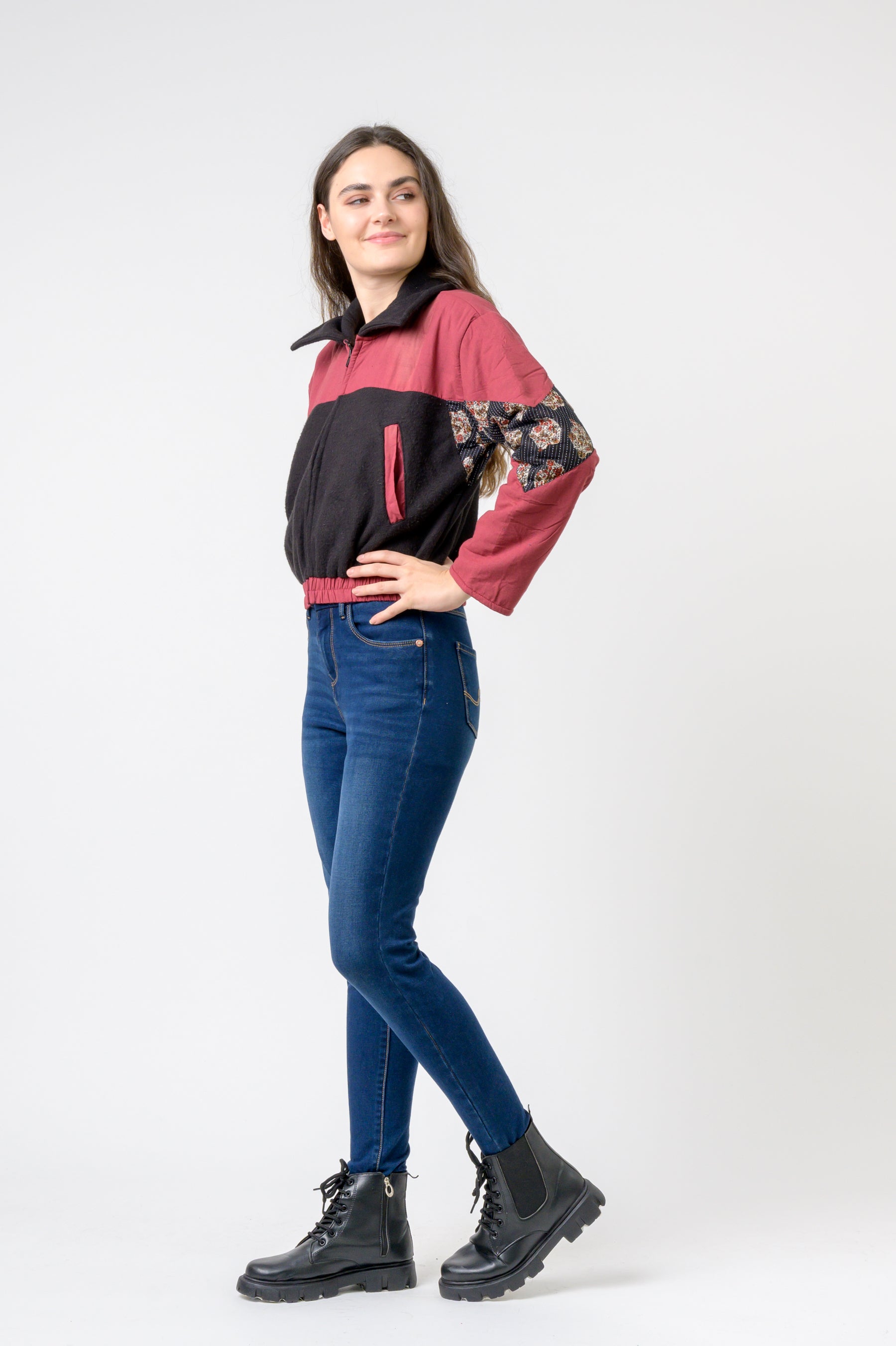 Rhea Floral Fleecy Jacket