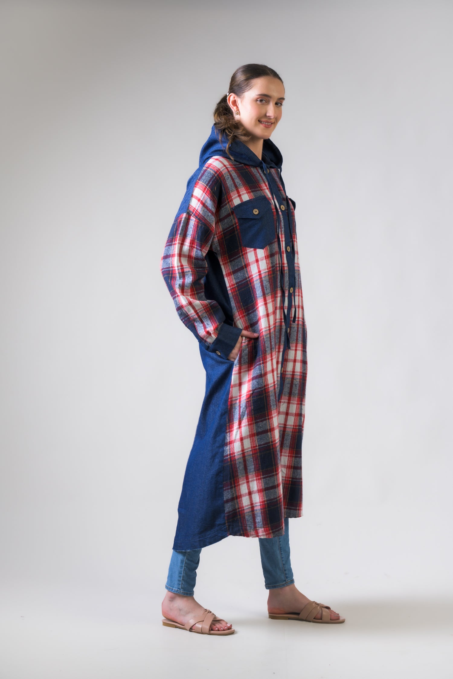 Rhea Audrey Long Jacket Brown / S/M