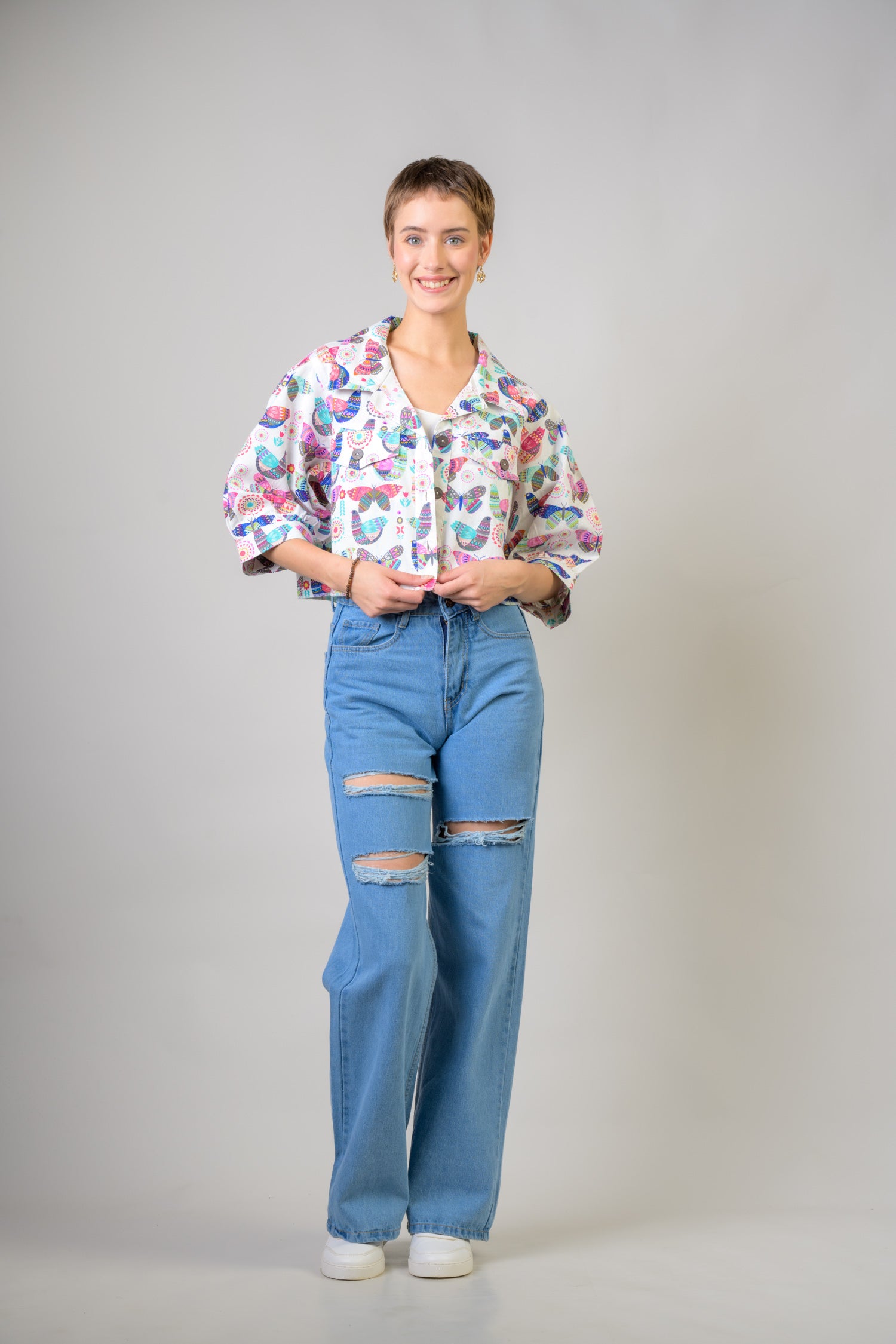 Rhea Multicolor Short Jacket