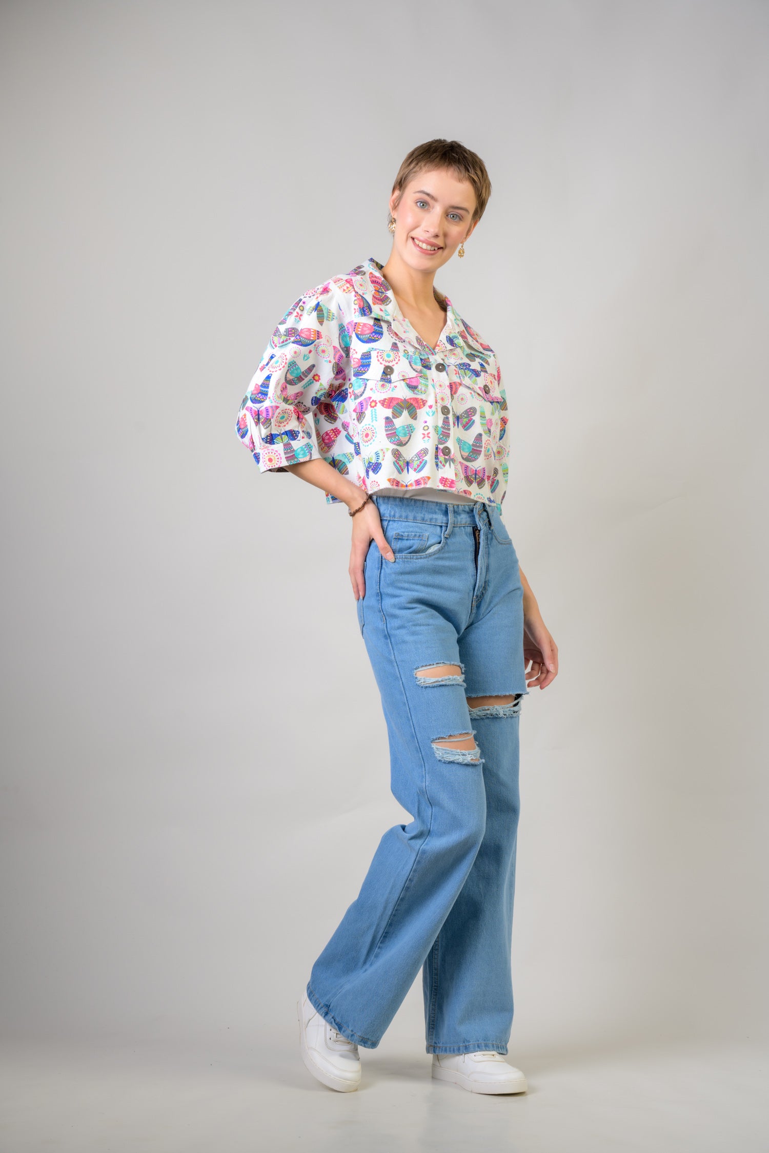 Rhea Multicolor Short Jacket