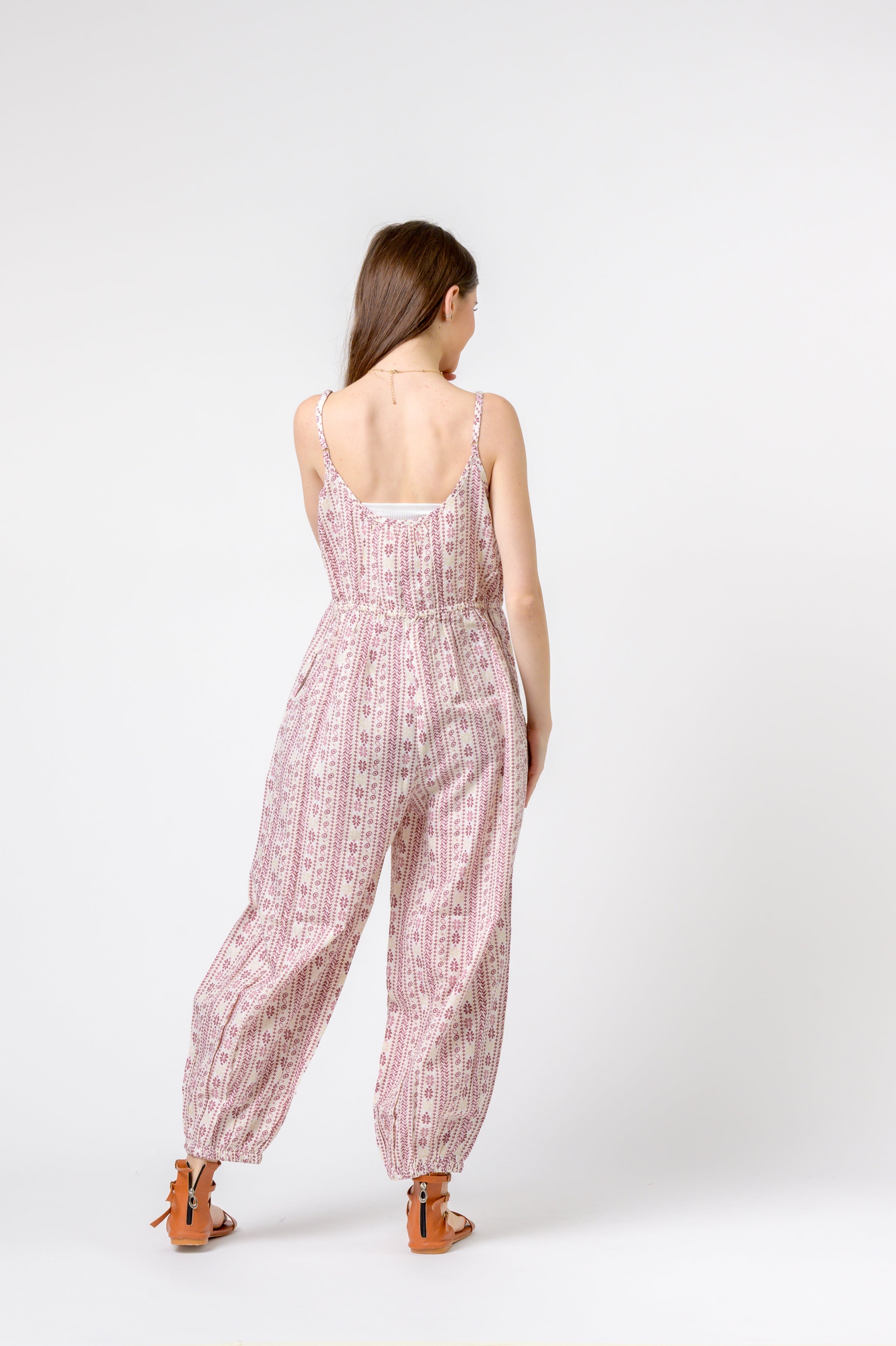 Rhea Eva Jumpsuit Flower Print