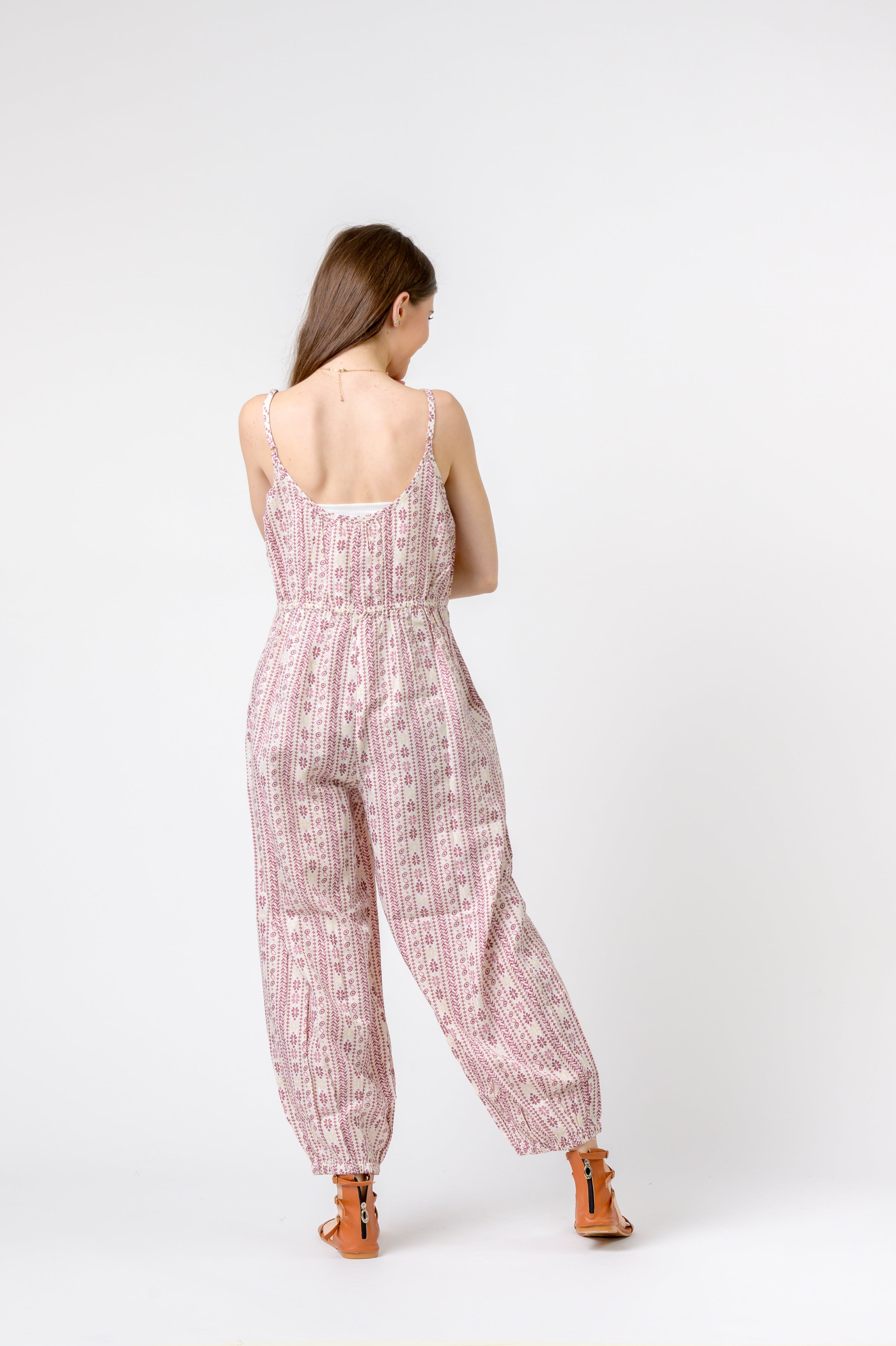 Rhea Eva Jumpsuit Flower Print
