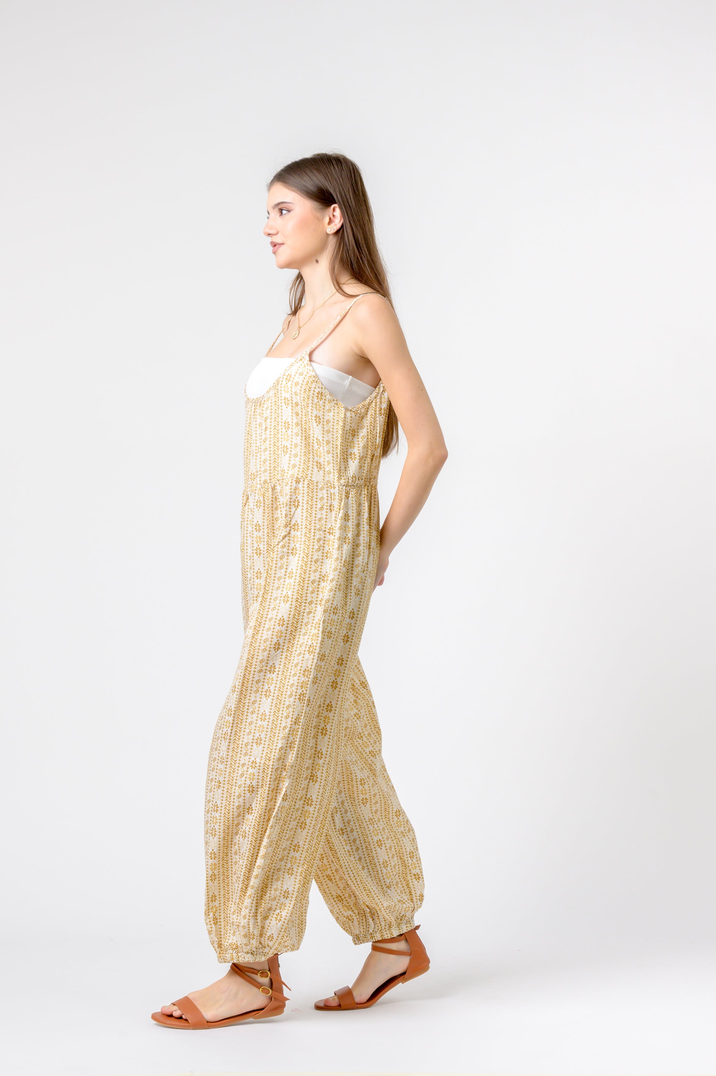 Rhea Eva Jumpsuit Flower Print