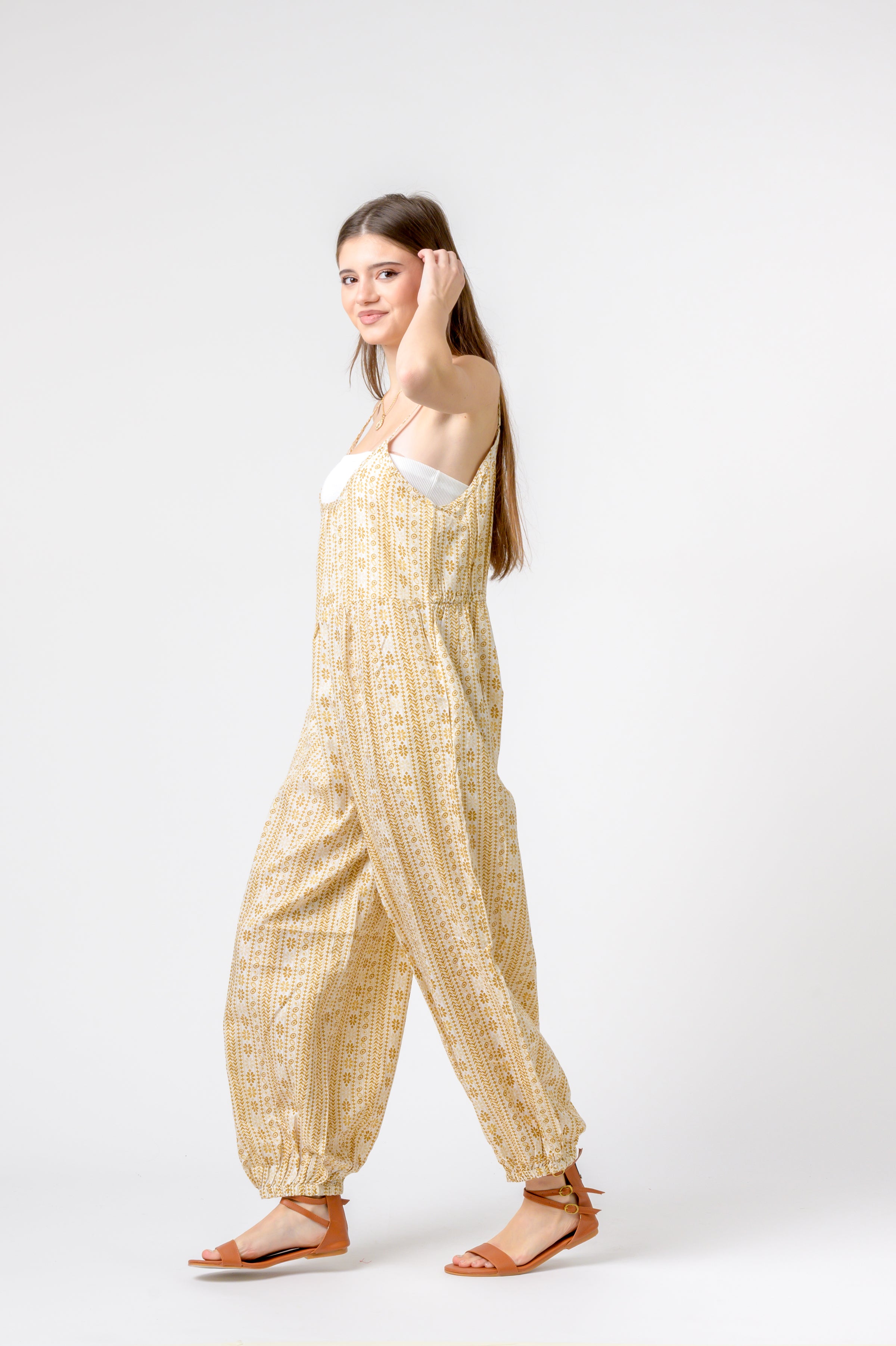 Rhea Eva Jumpsuit Flower Print