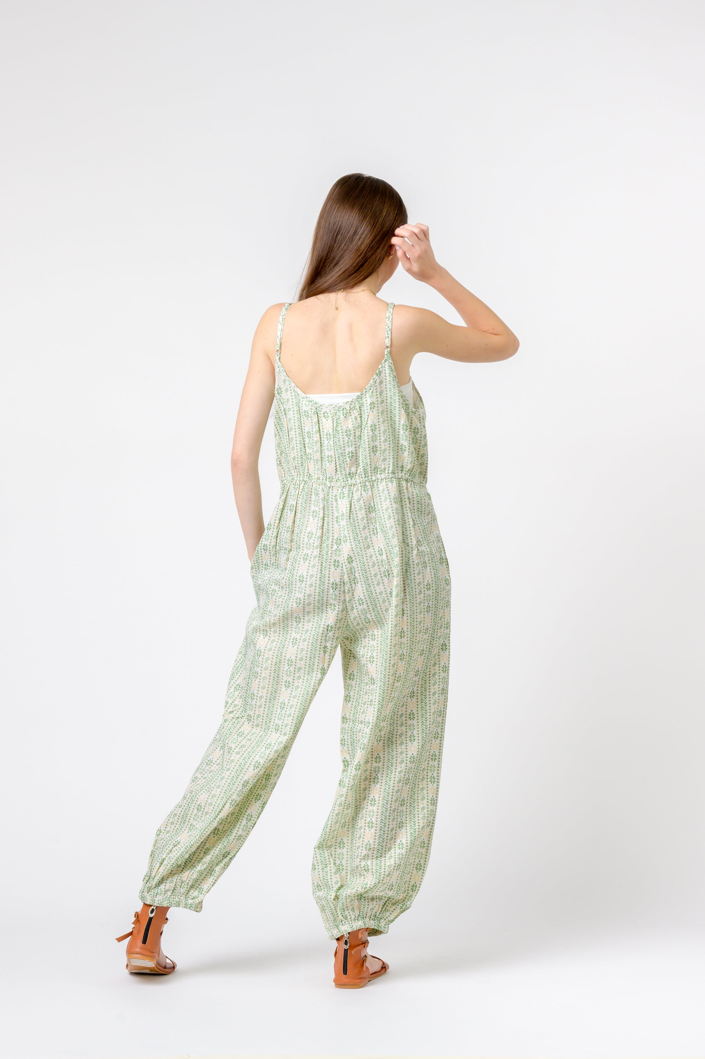 Rhea Eva Jumpsuit Flower Print