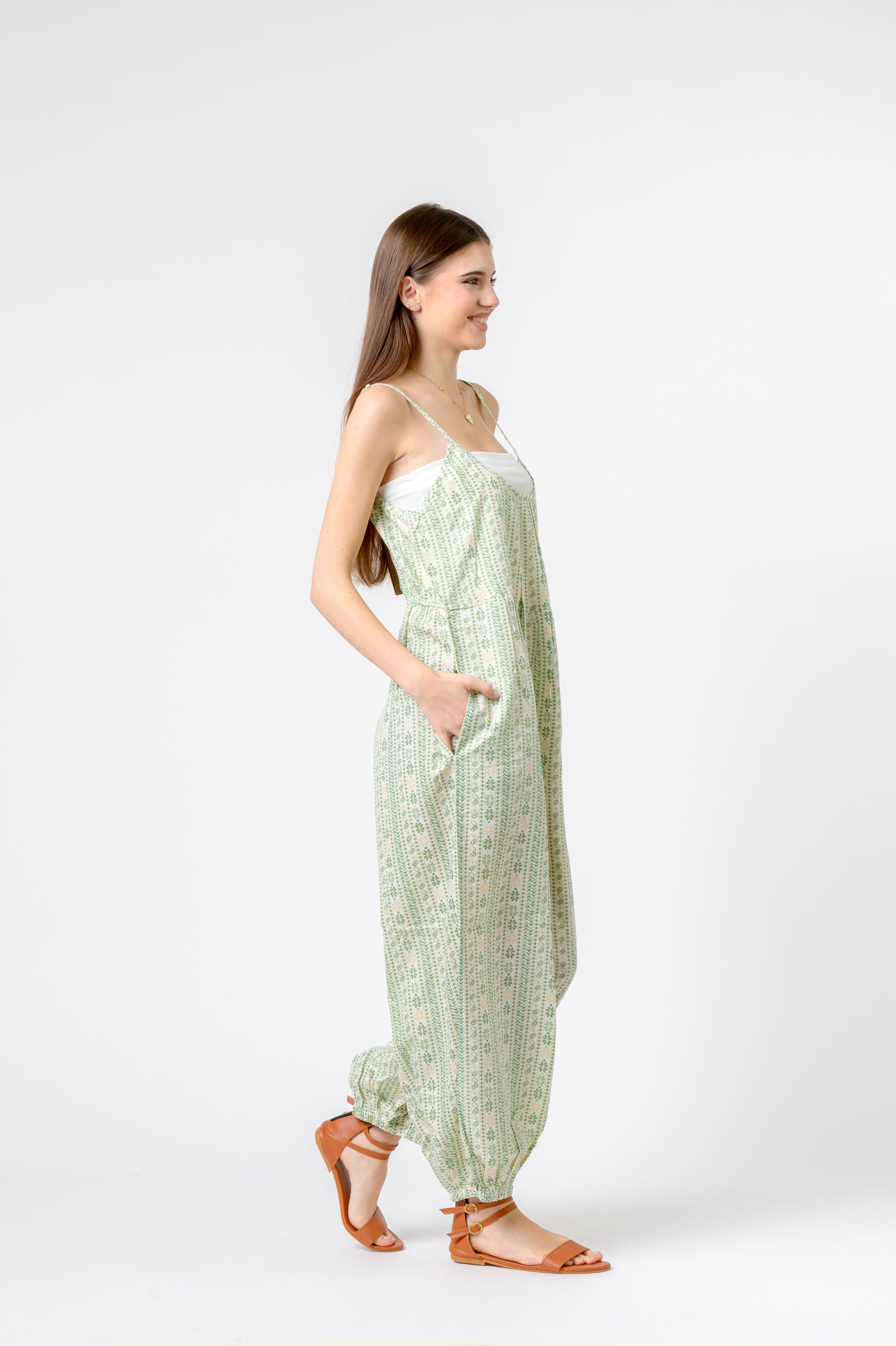 Rhea Eva Jumpsuit Flower Print