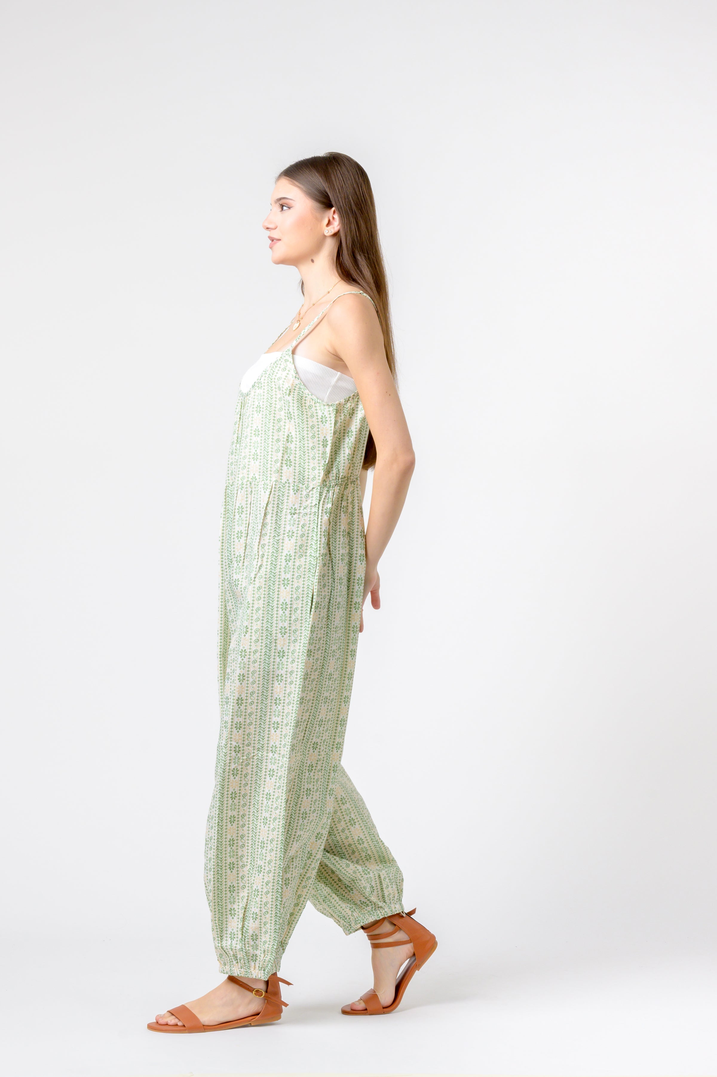 Rhea Eva Jumpsuit Flower Print