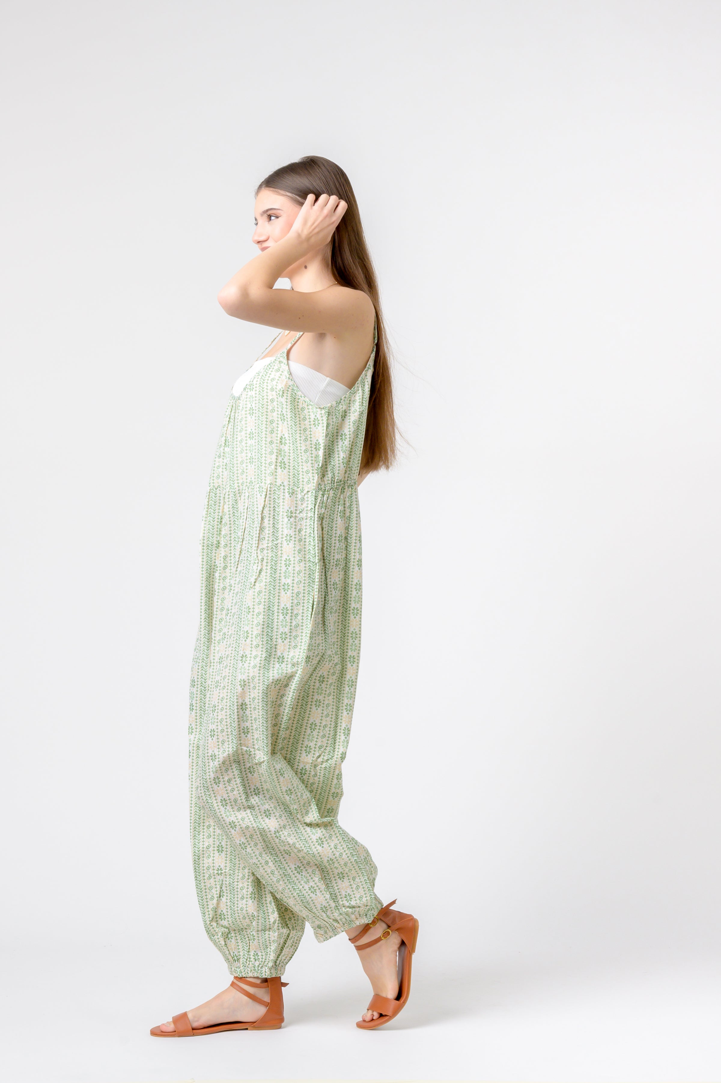 Rhea Eva Jumpsuit Flower Print