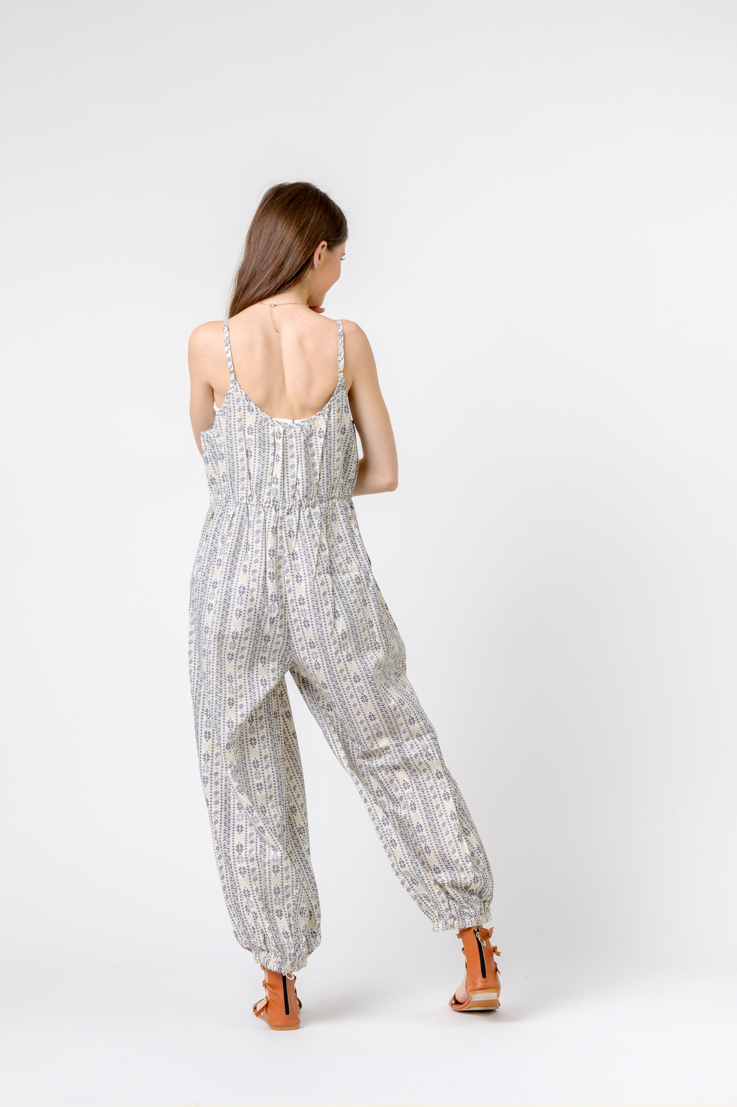 Rhea Eva Jumpsuit Flower Print