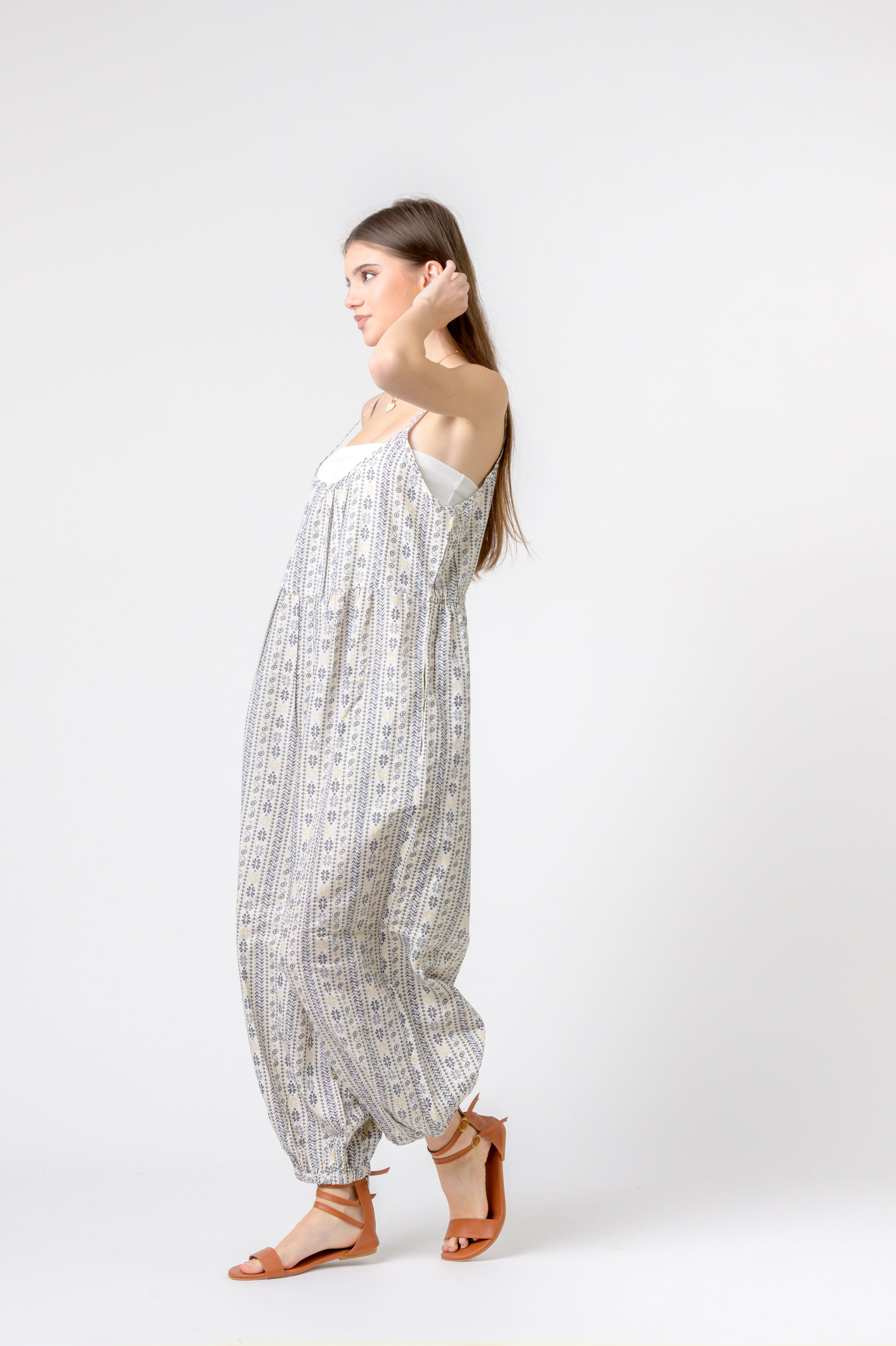 Rhea Eva Jumpsuit Flower Print