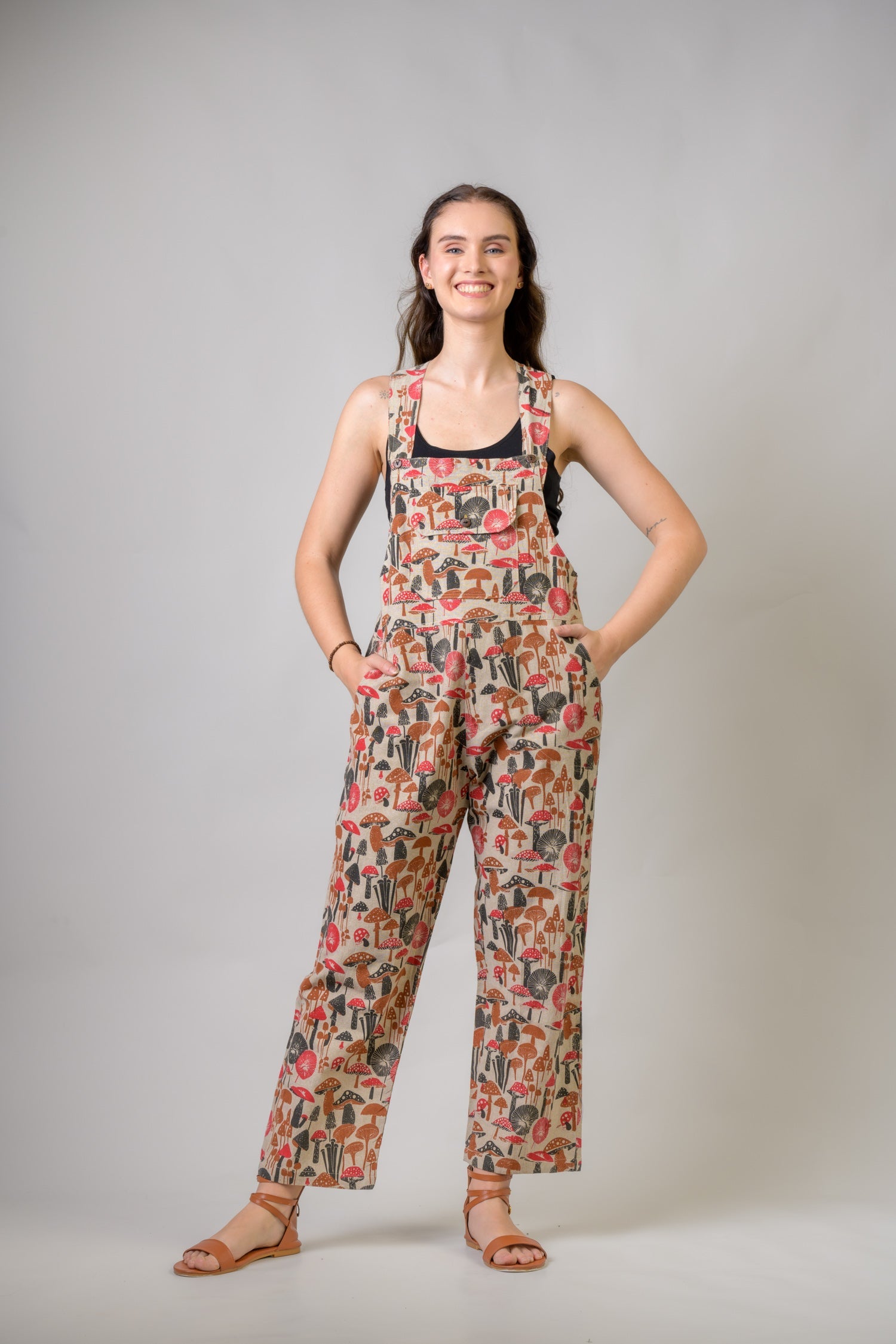 Rhea Mushroom Spots Jumper Black / Small