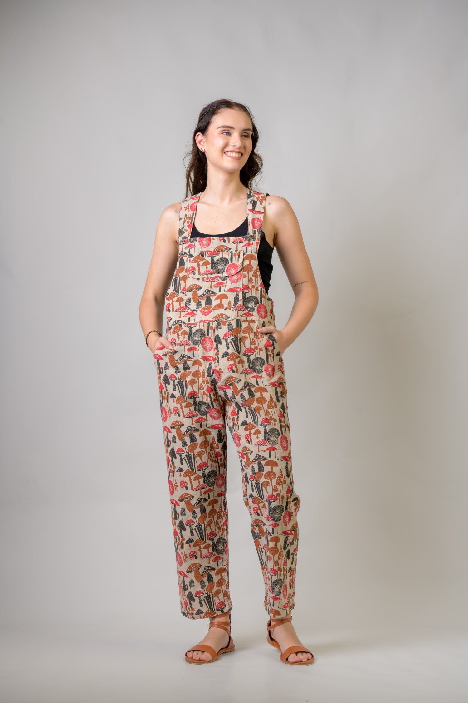 Rhea Mushroom Spots Jumper Black / Small