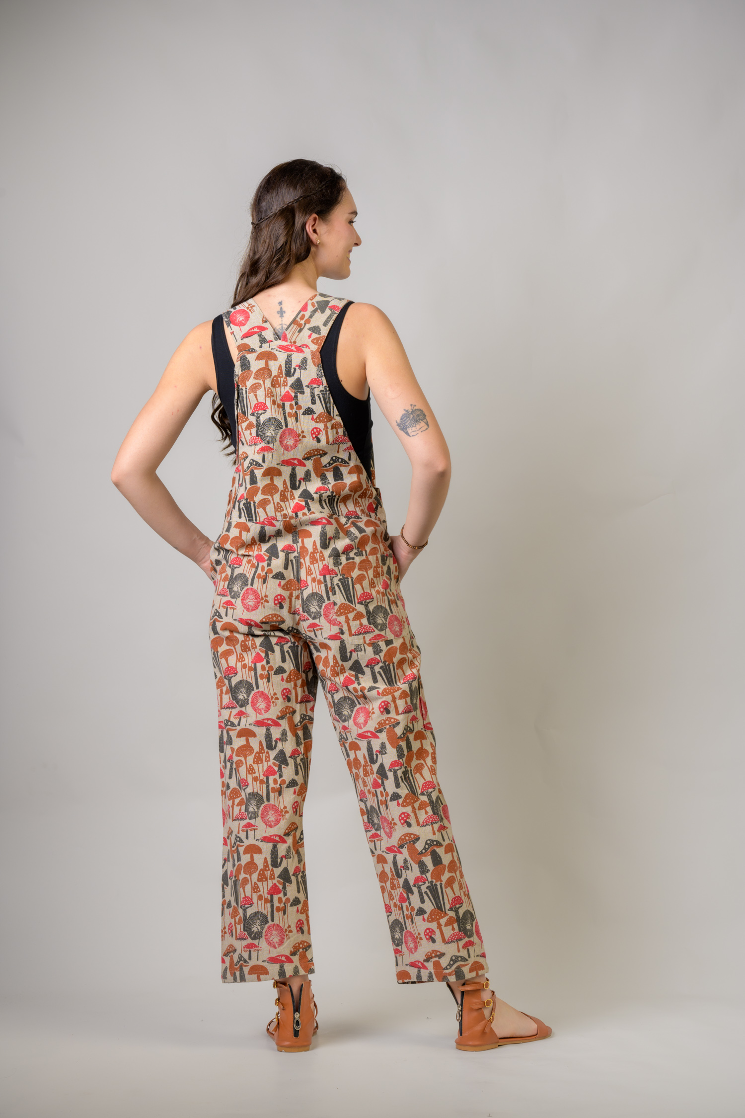 Rhea Mushroom Spots Jumper Black / Small