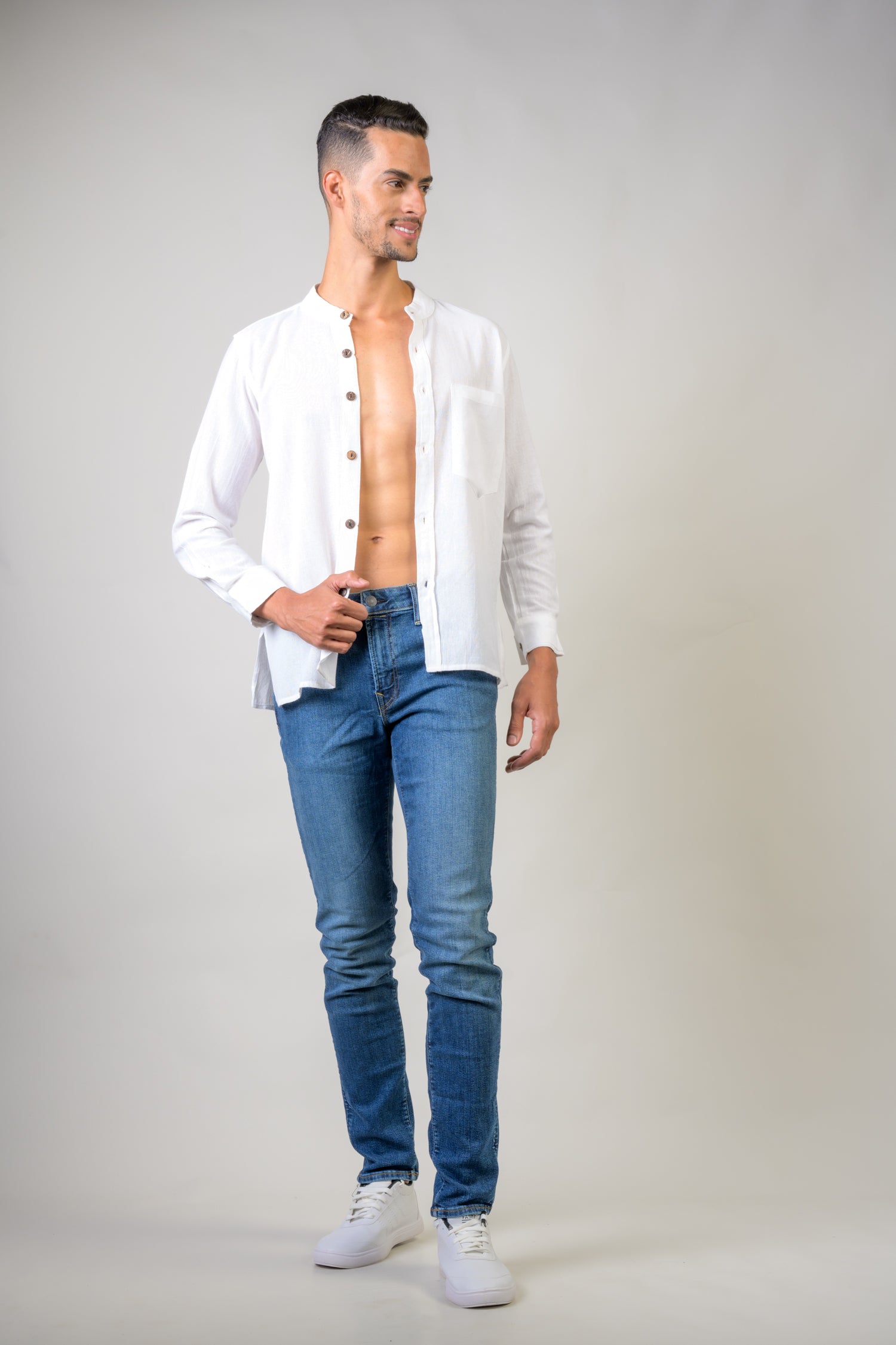 Rhea Cotton Button-Down Shirt