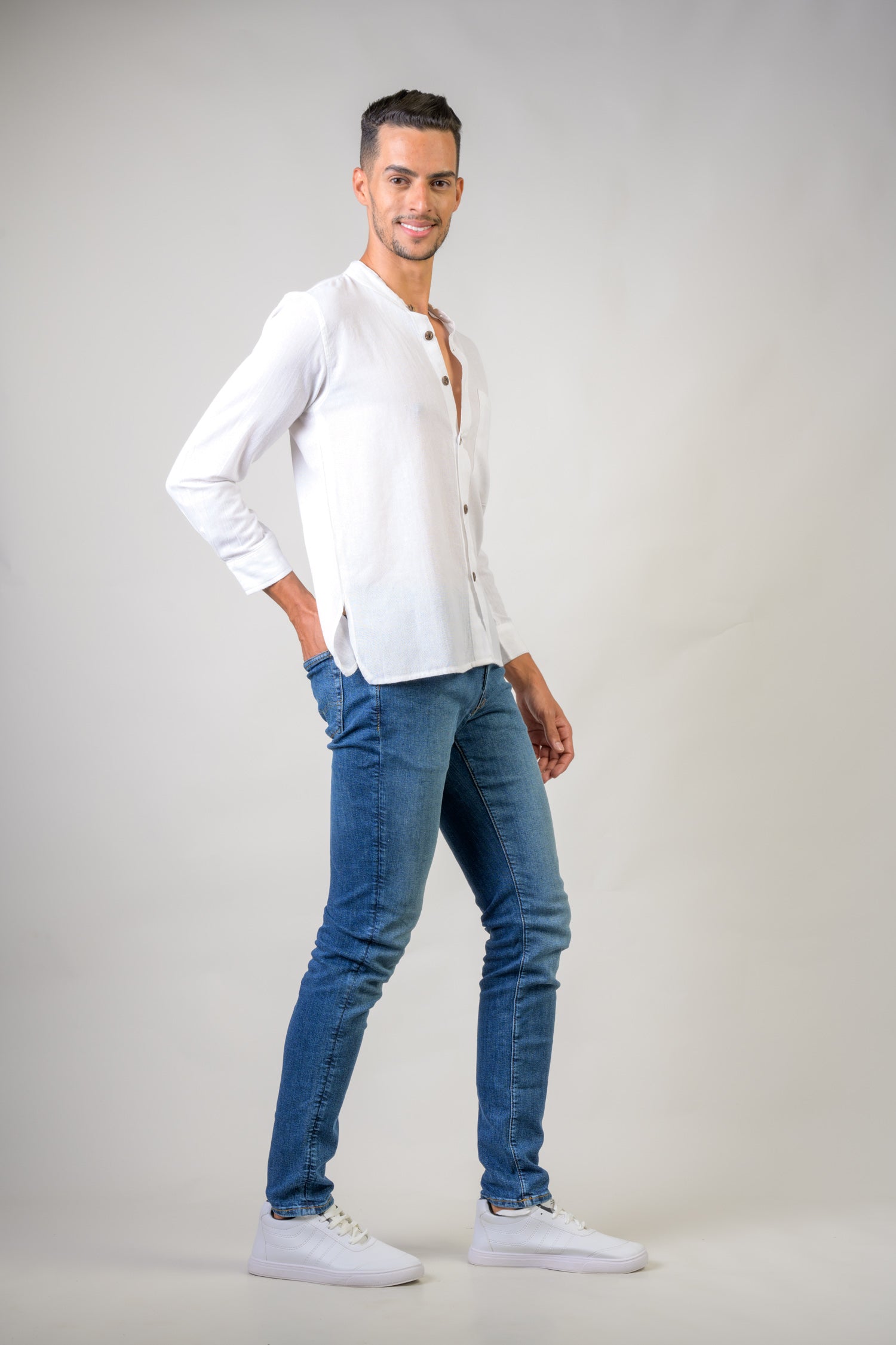 Rhea Cotton Button-Down Shirt