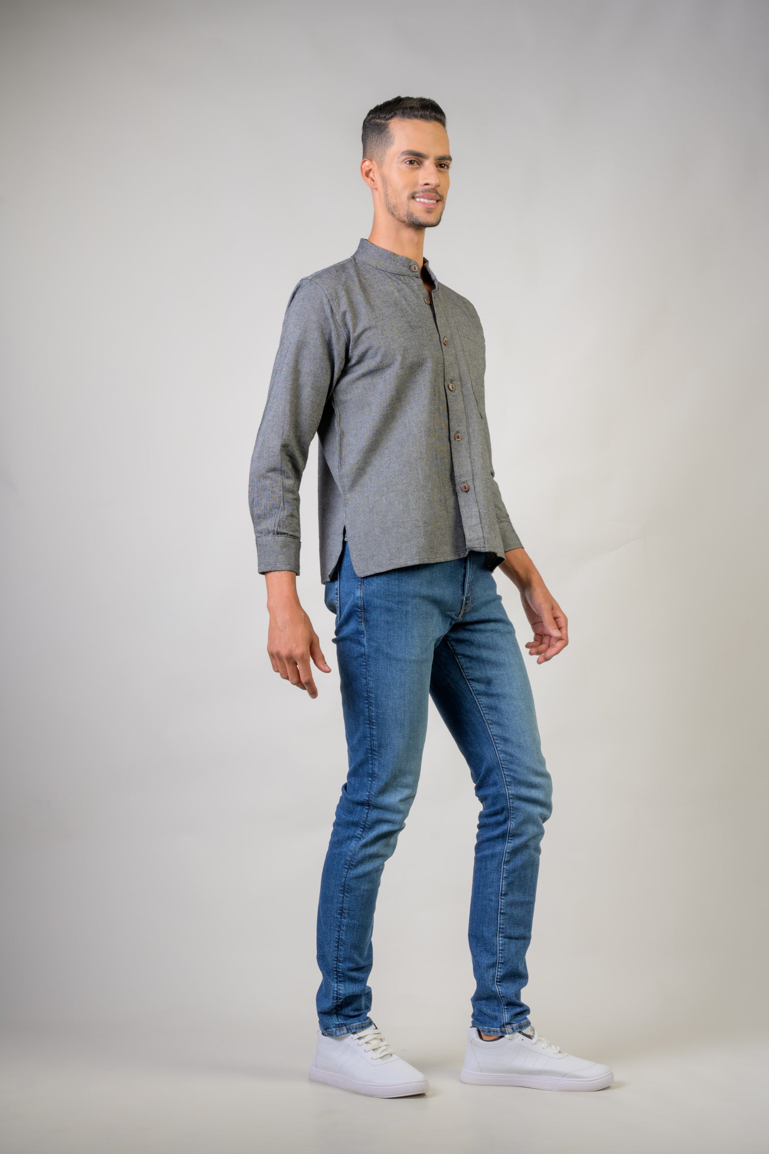 Rhea Cotton Button-Down Shirt